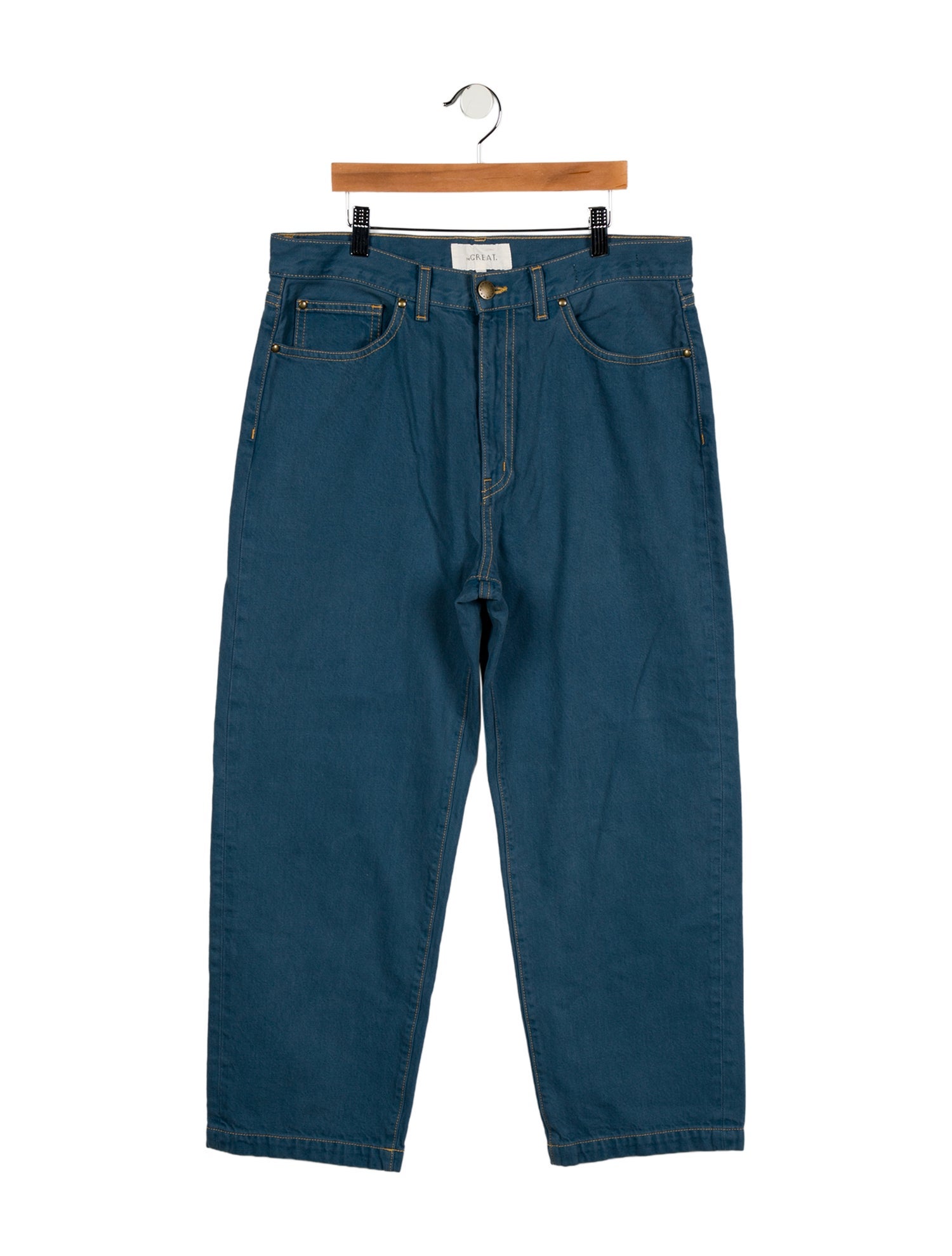 The Great Mid-Rise Straight Leg Jeans
