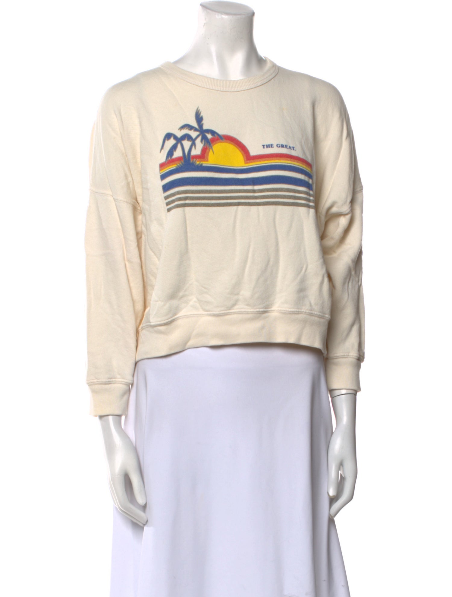 The Great Graphic Print Crew Neck Sweatshirt