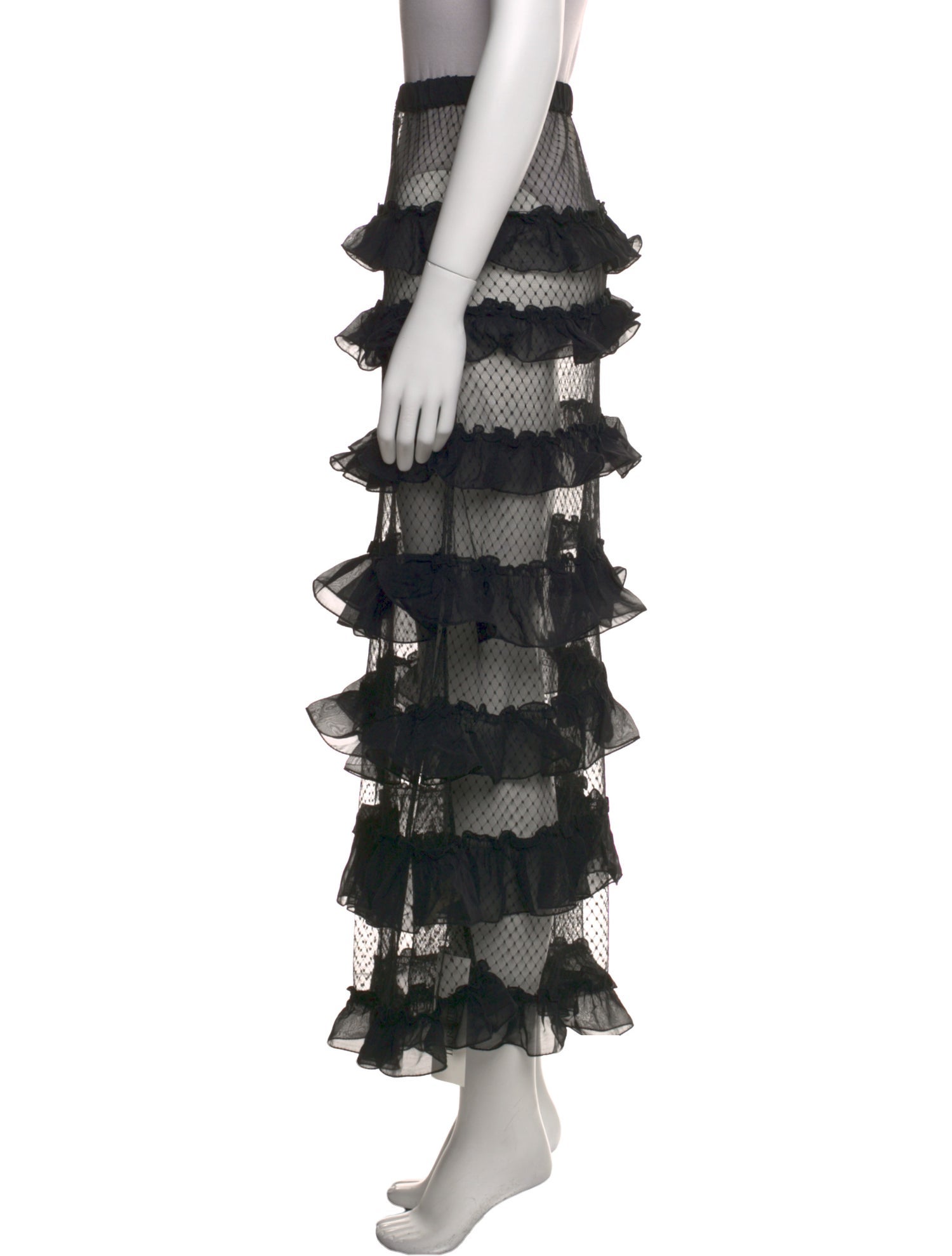 The Great Lace Pattern Midi Length Skirt