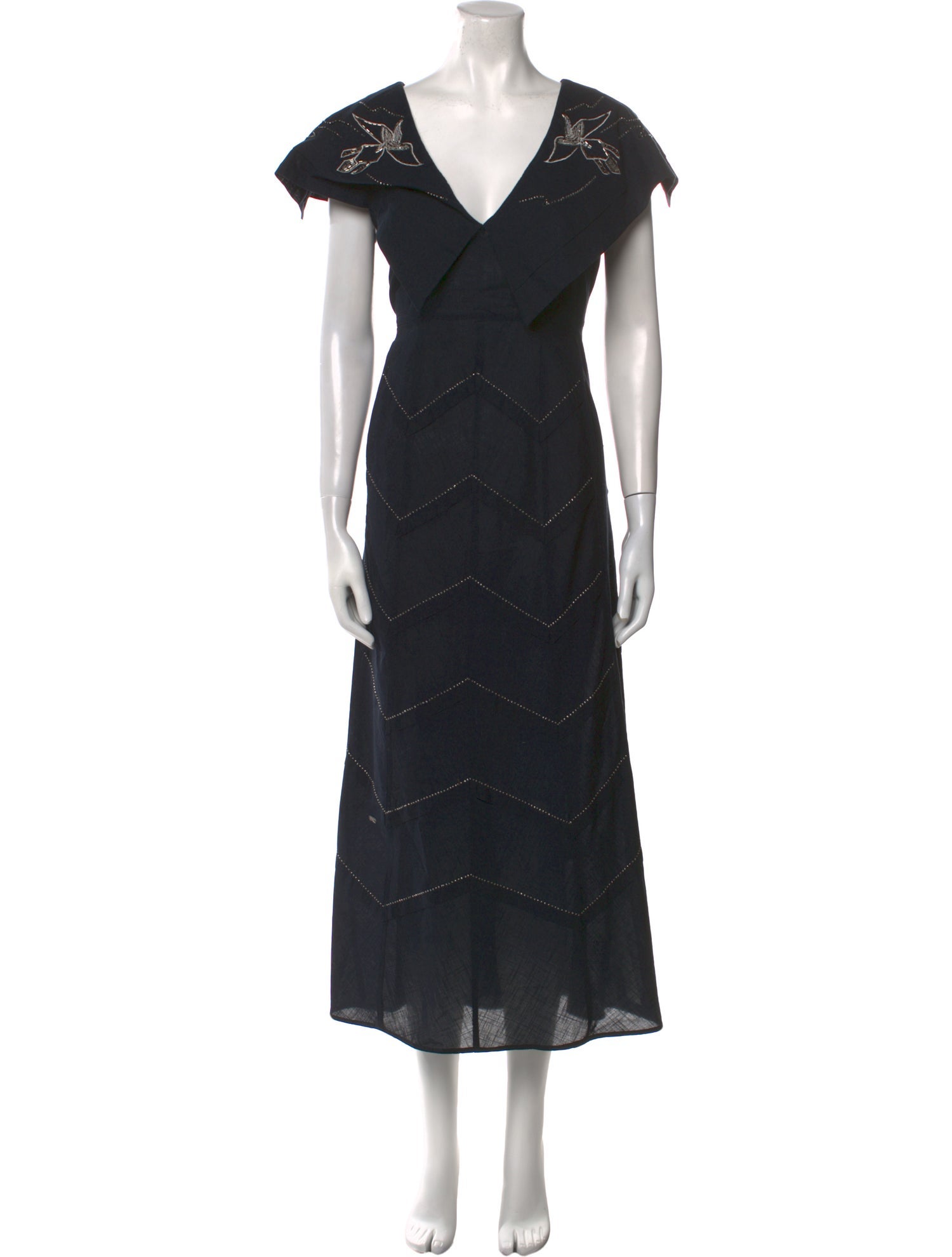 The Great V-Neck Long Dress