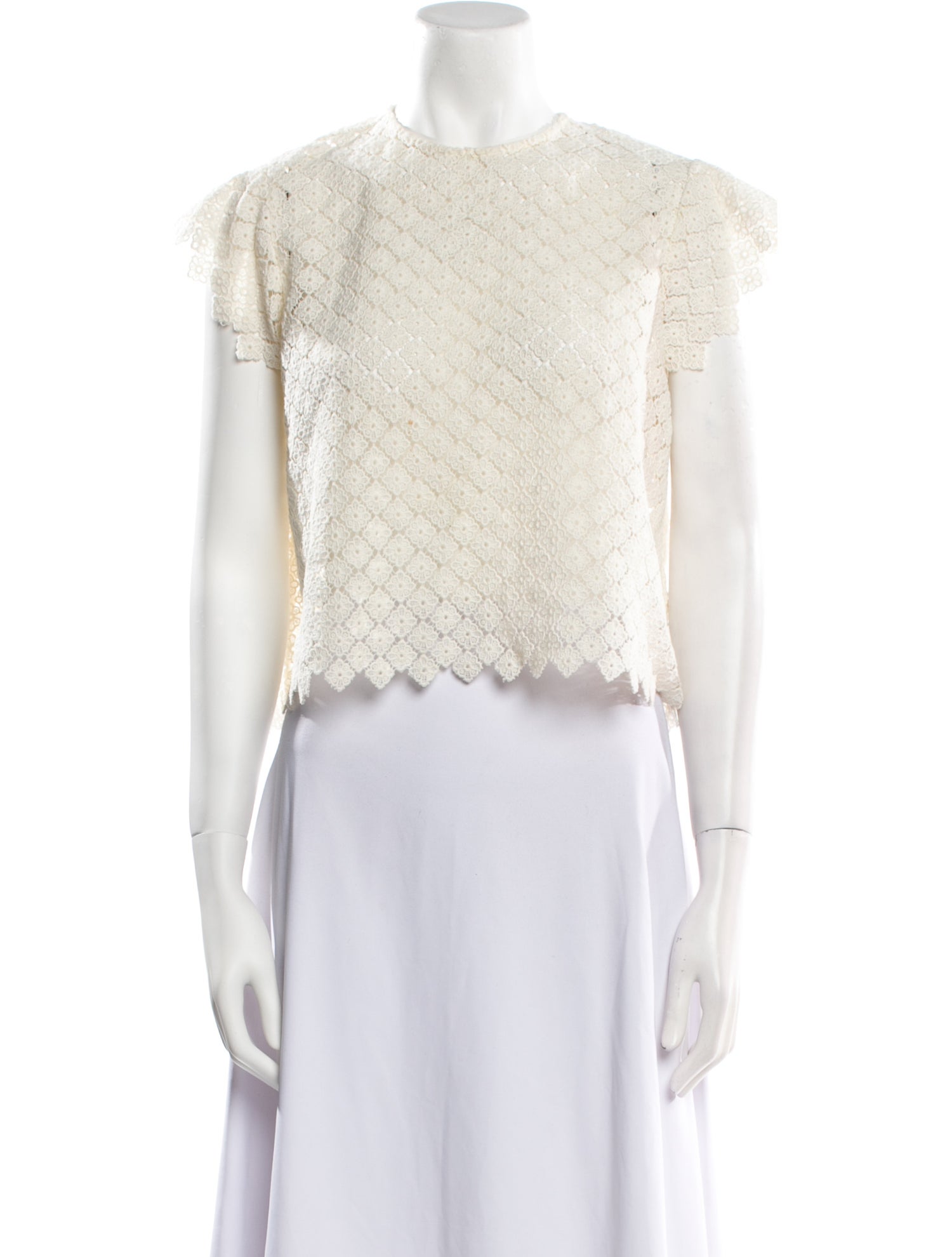 The Great Crew Neck Short Sleeve Crop Top