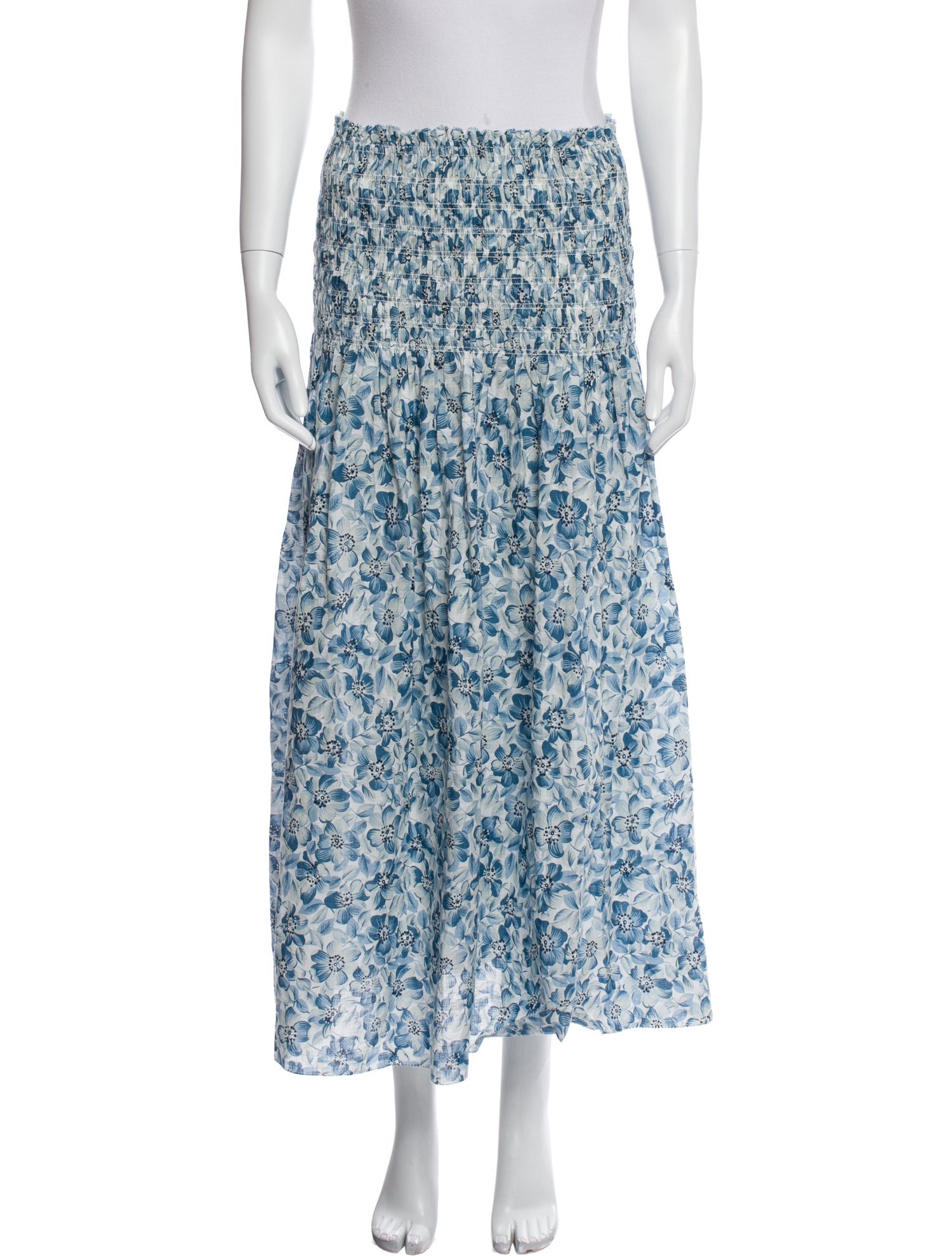 The Great Floral Print Midi Length Skirt