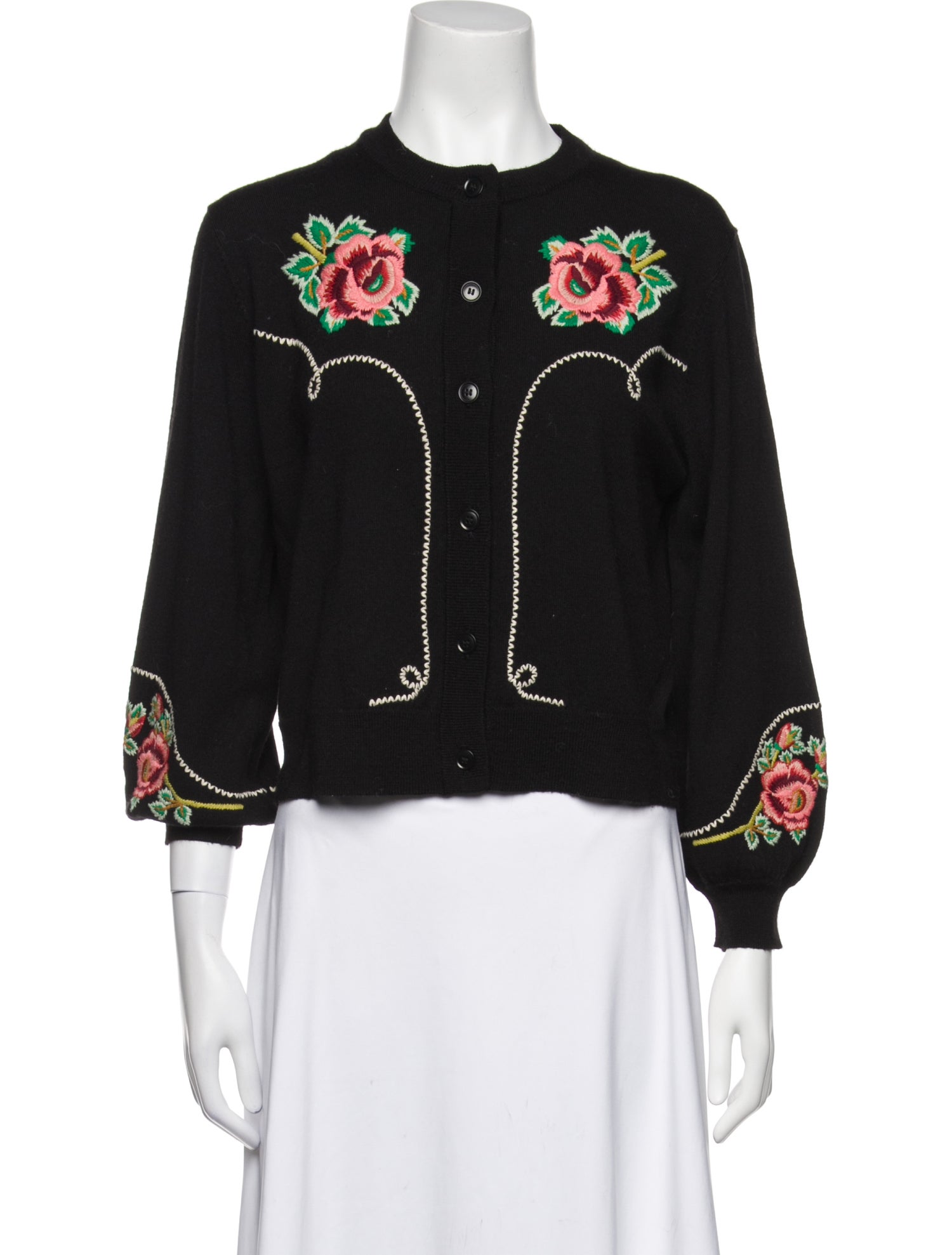 The Great Floral Print Crew Neck Sweater