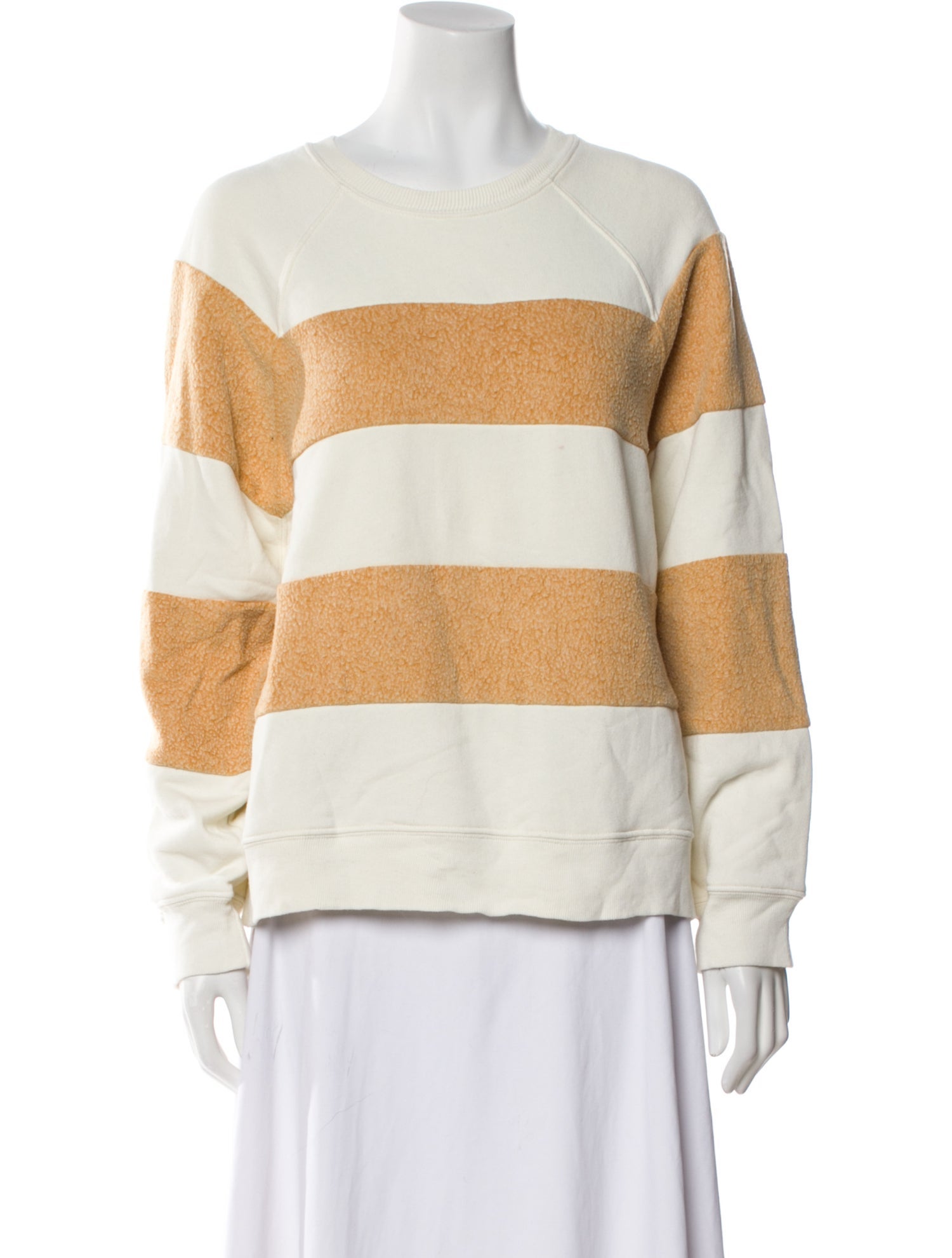 The Great Striped Crew Neck Sweatshirt