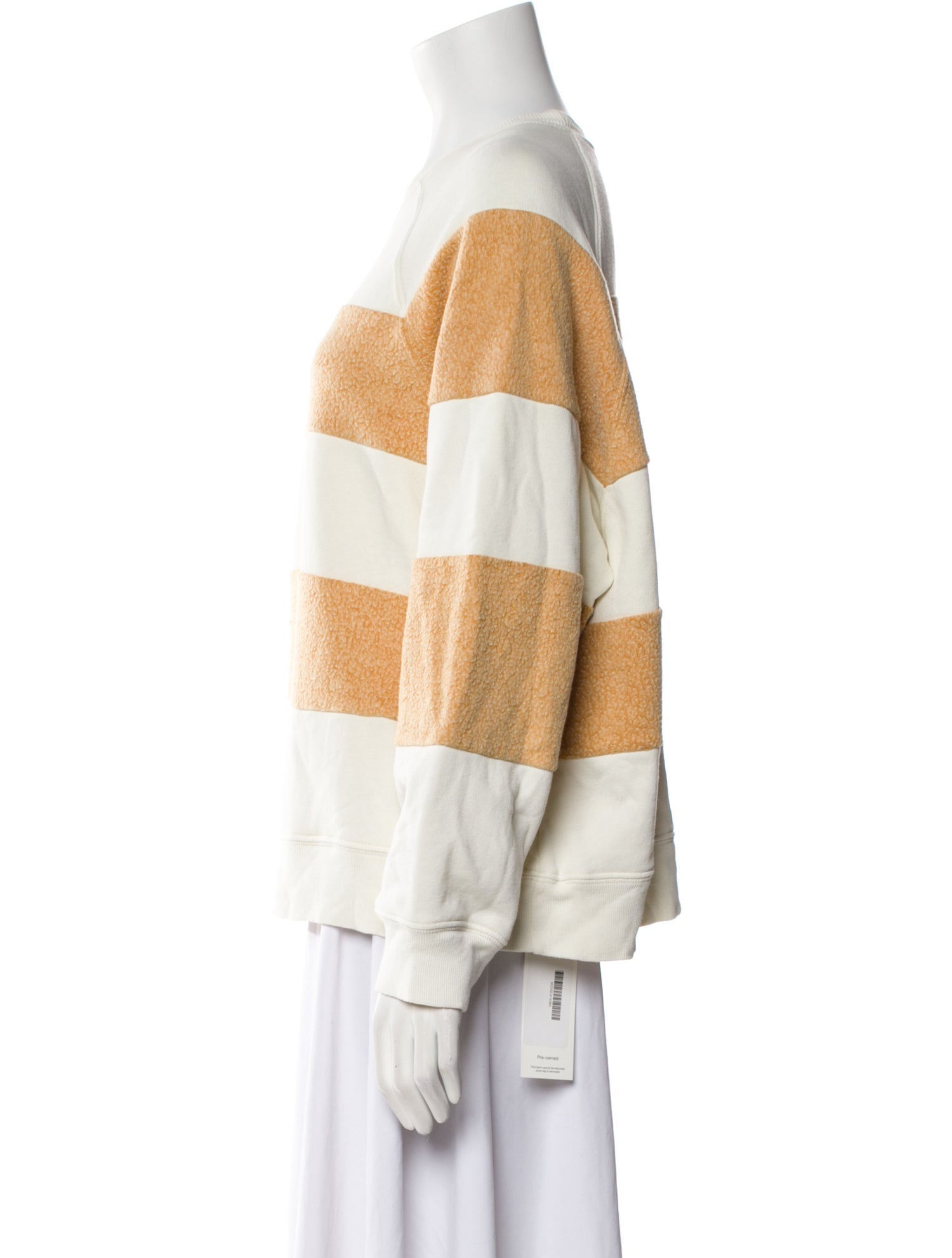 The Great Striped Crew Neck Sweatshirt