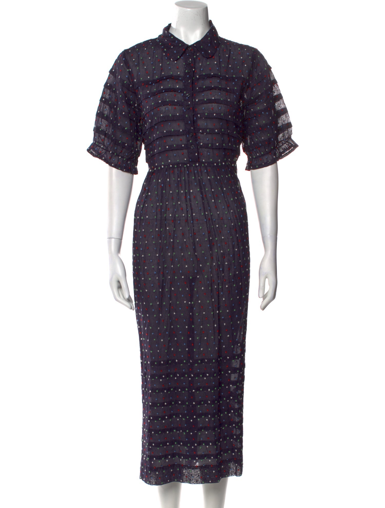 The Great Polka Dot Print Long Dress w/ Tags