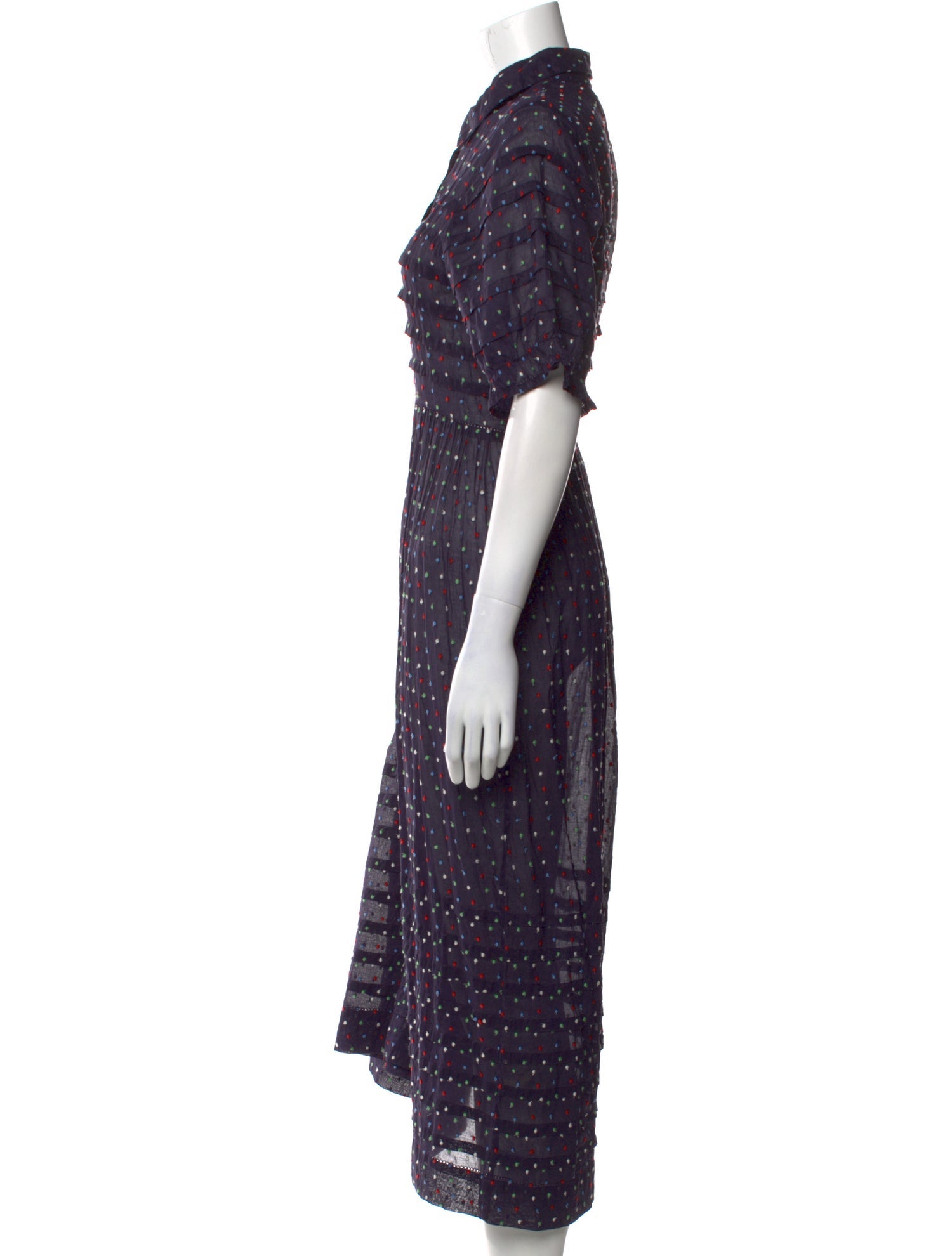 The Great Polka Dot Print Long Dress w/ Tags