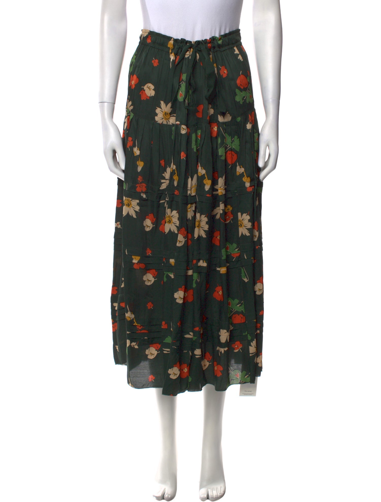 The Great Floral Print Midi Length Skirt w/ Tags