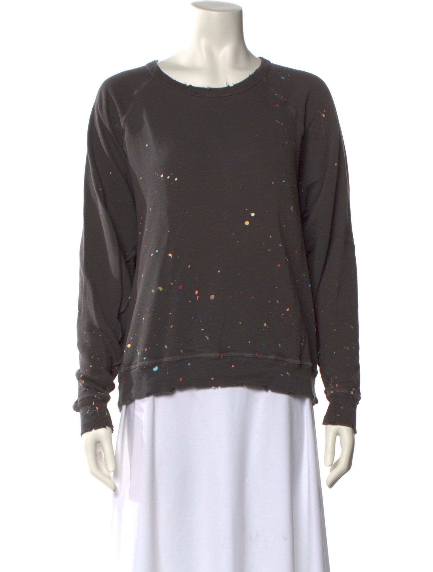 The Great Scoop Neck Long Sleeve Sweatshirt