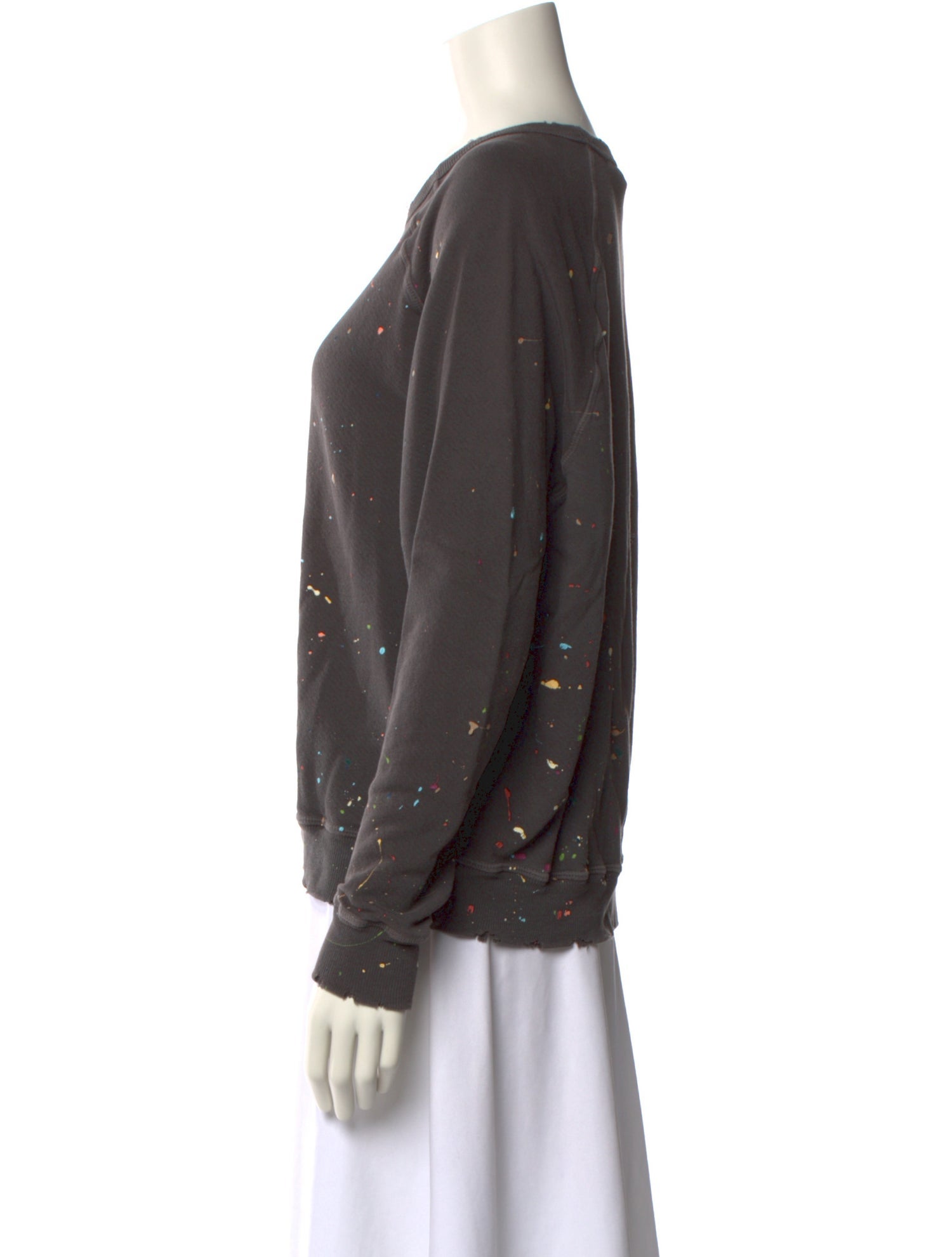 The Great Scoop Neck Long Sleeve Sweatshirt