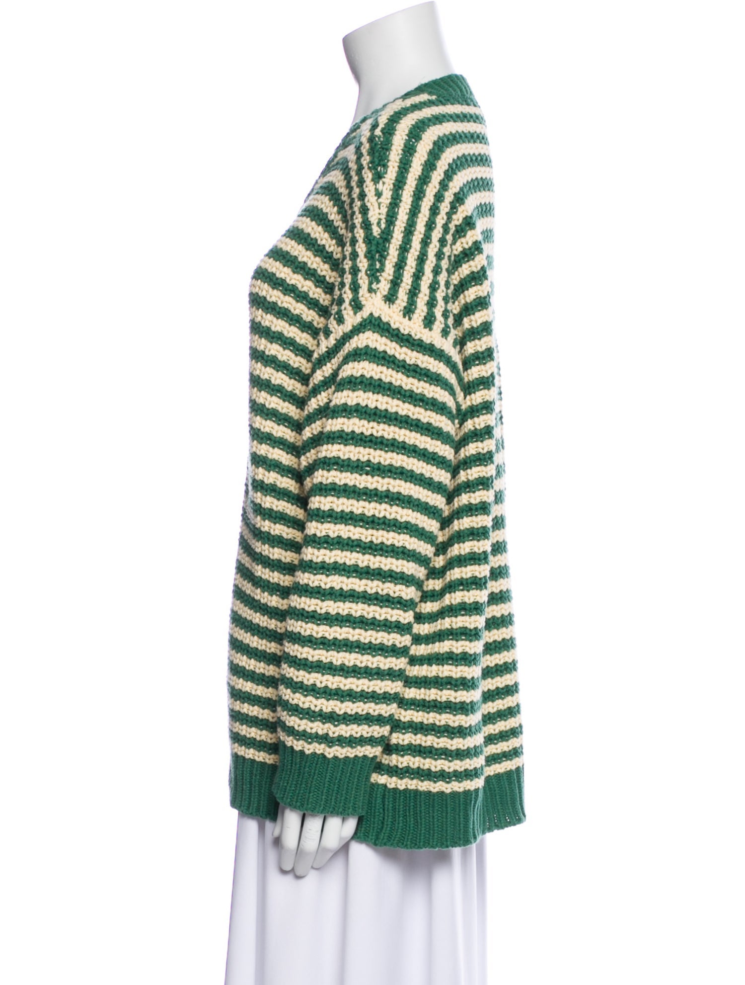 The Great Striped Scoop Neck Sweater