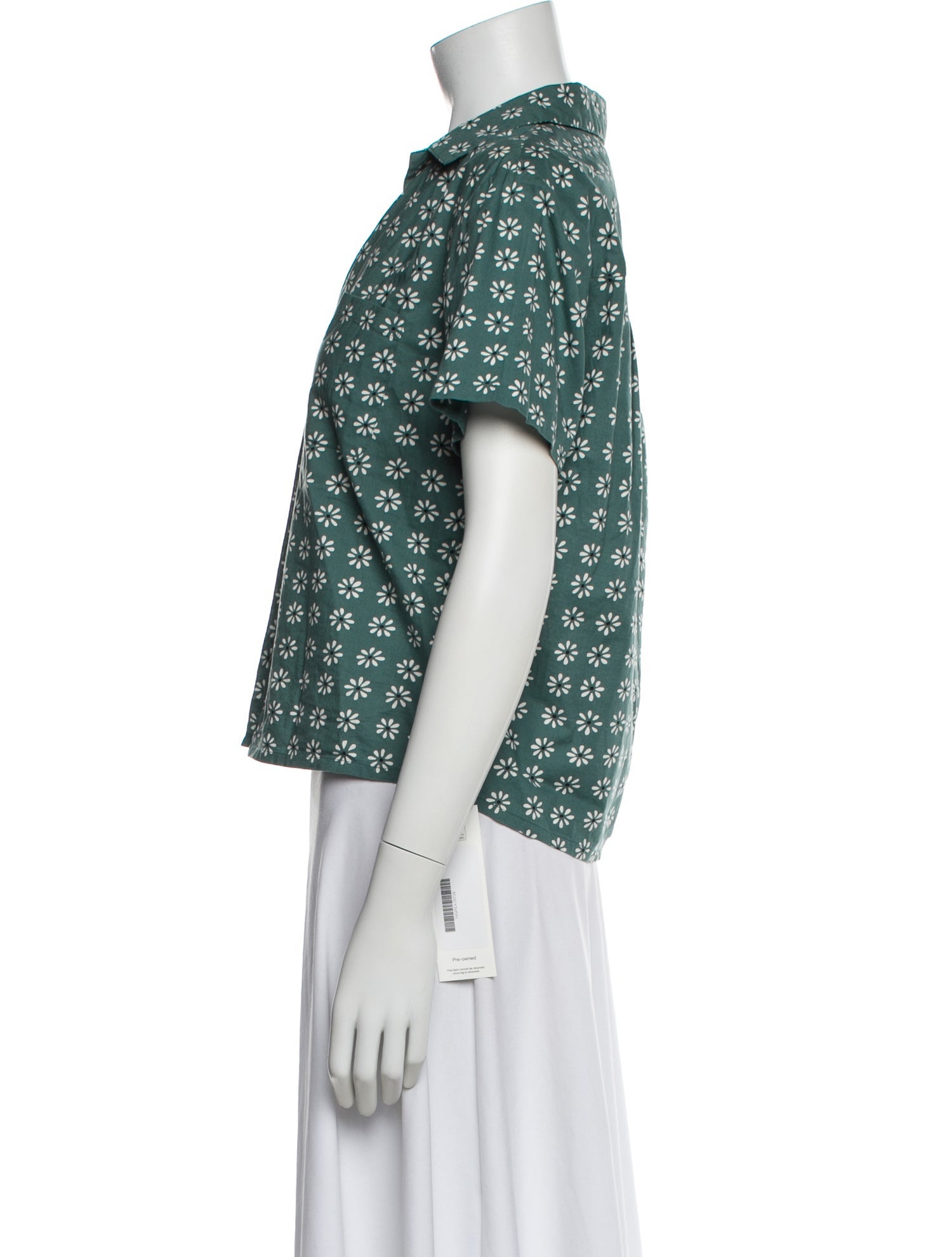 The Great Floral Print Short Sleeve Blouse