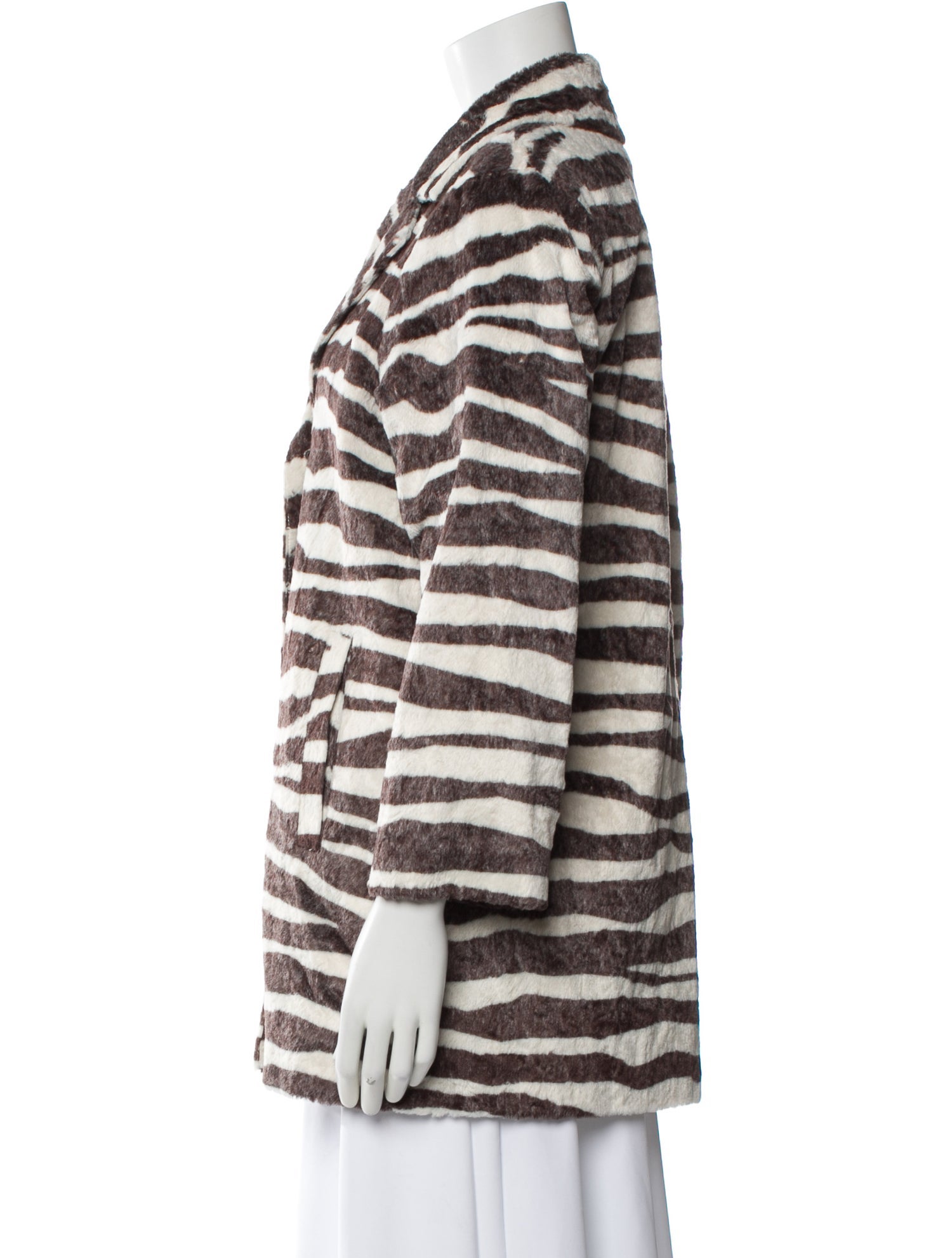 The Great Animal Print Faux Fur Coat