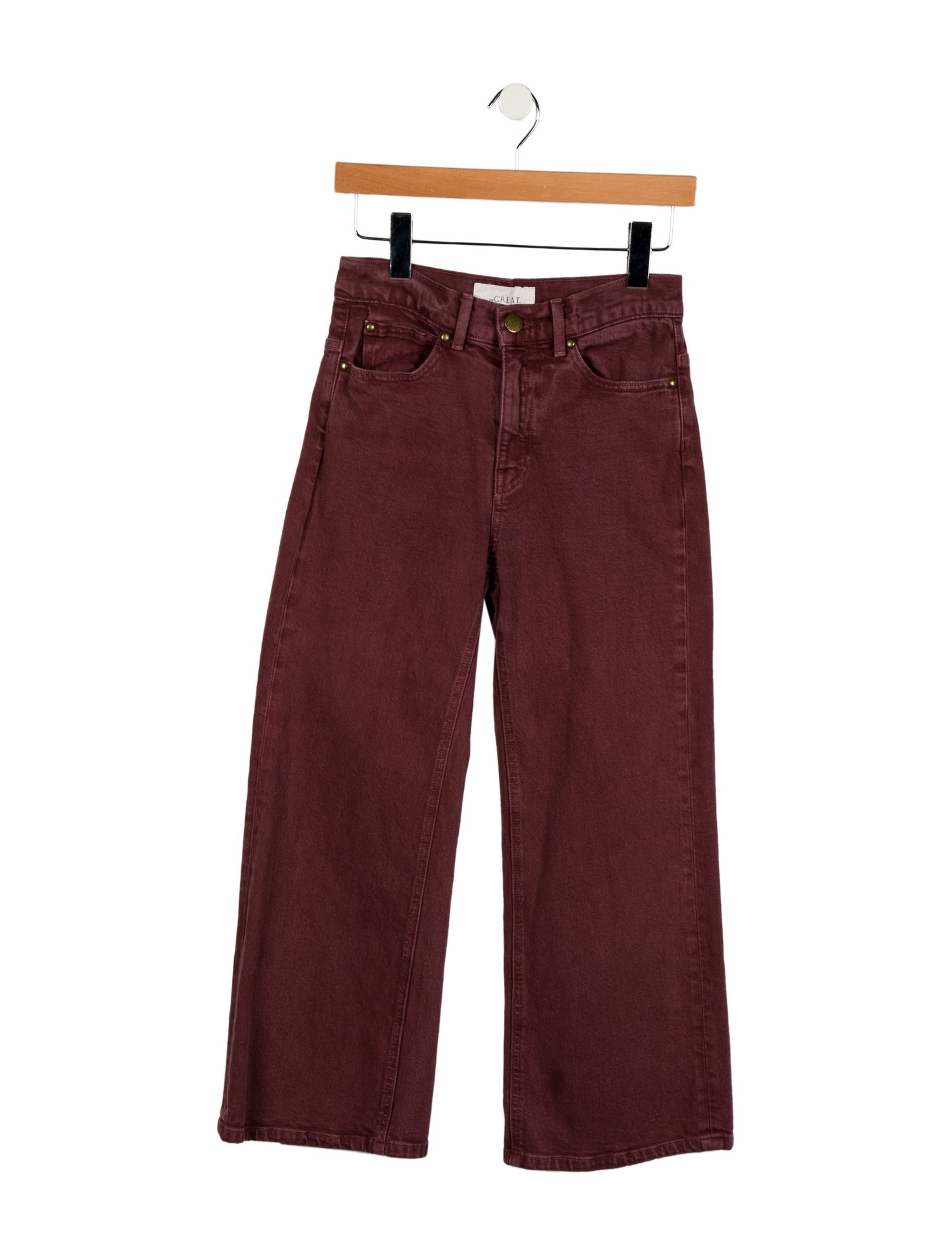 The Great Mid-Rise Wide Leg Jeans