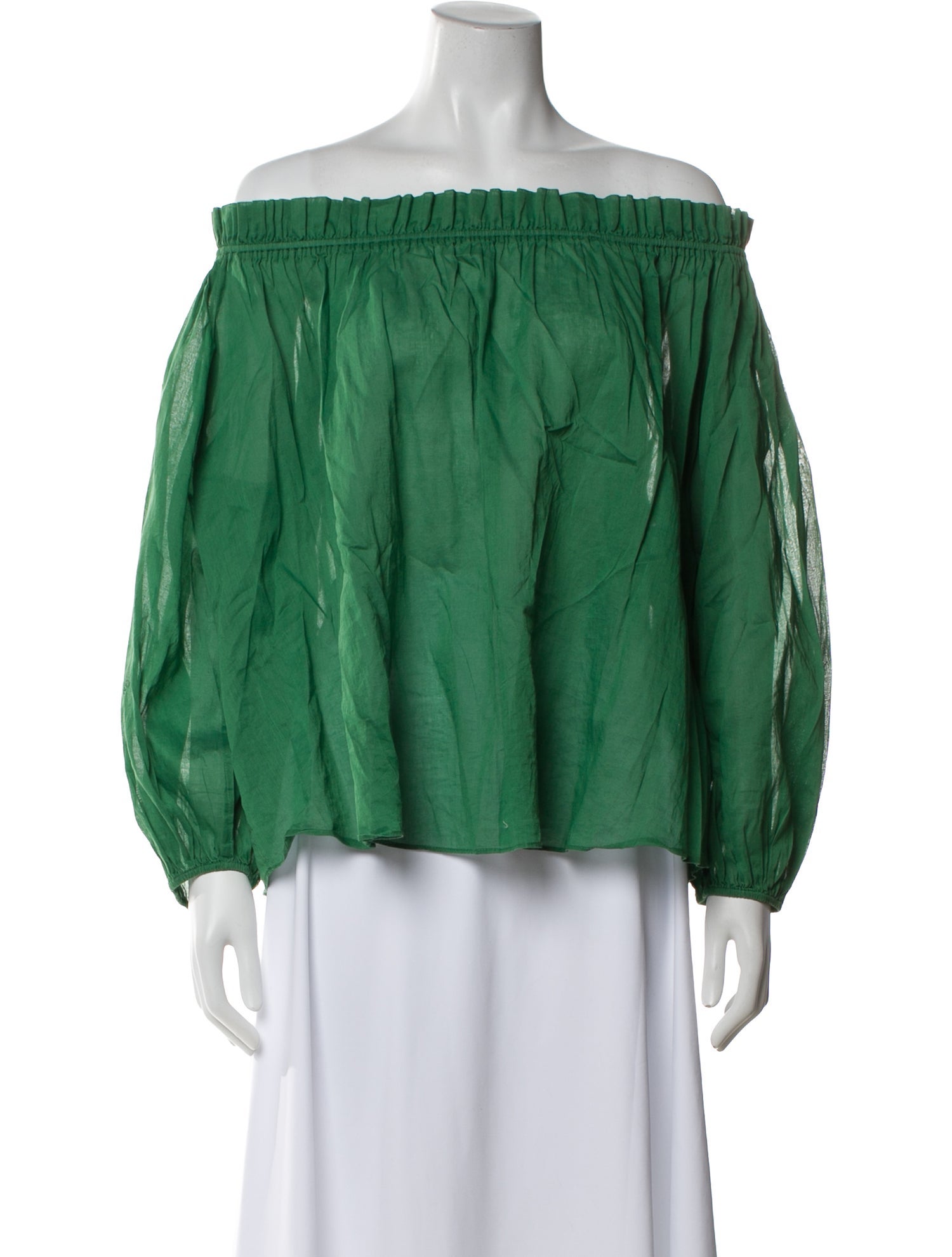 The Great Off-The-Shoulder Long Sleeve Blouse