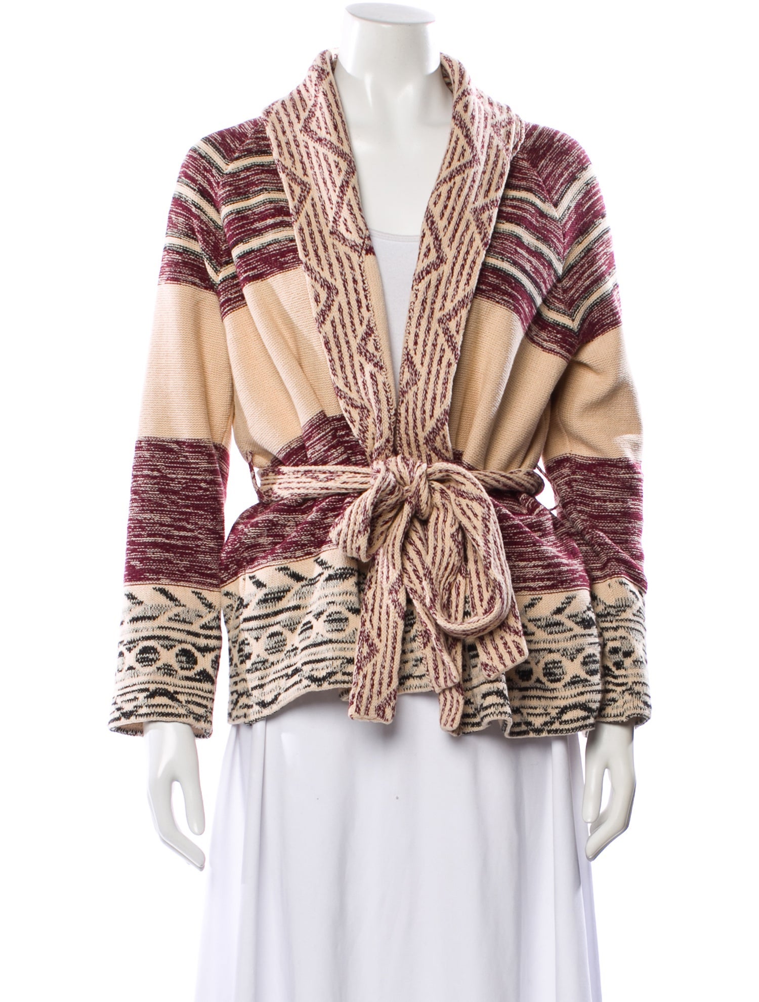 The Great Striped V-Neck Sweater