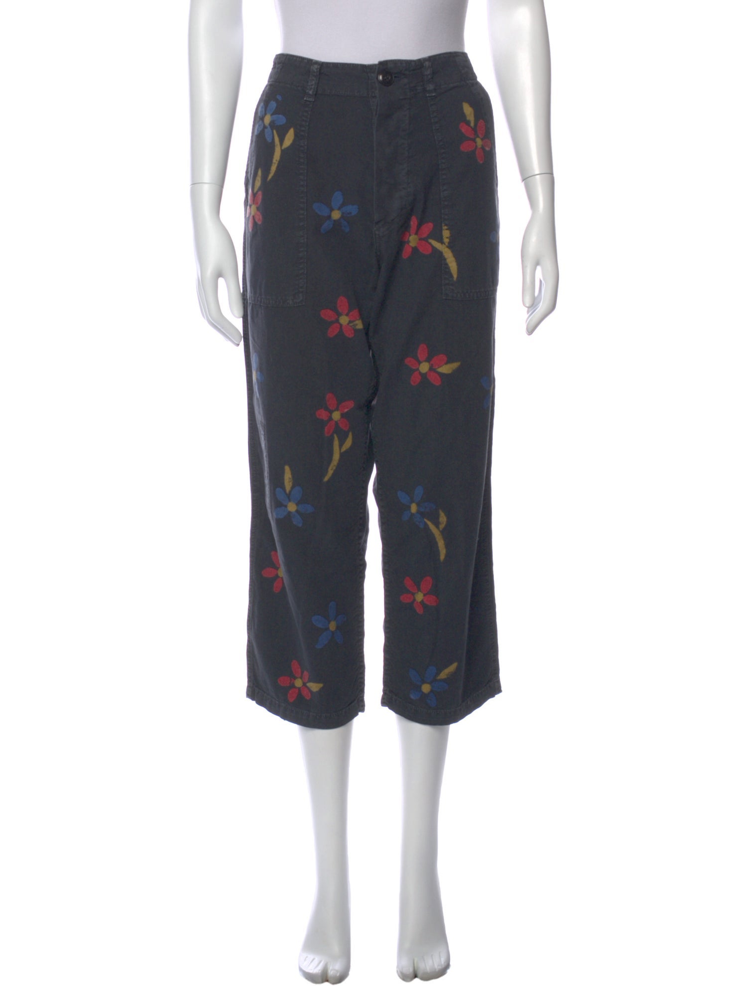 The Great Floral Print Straight Leg Pants