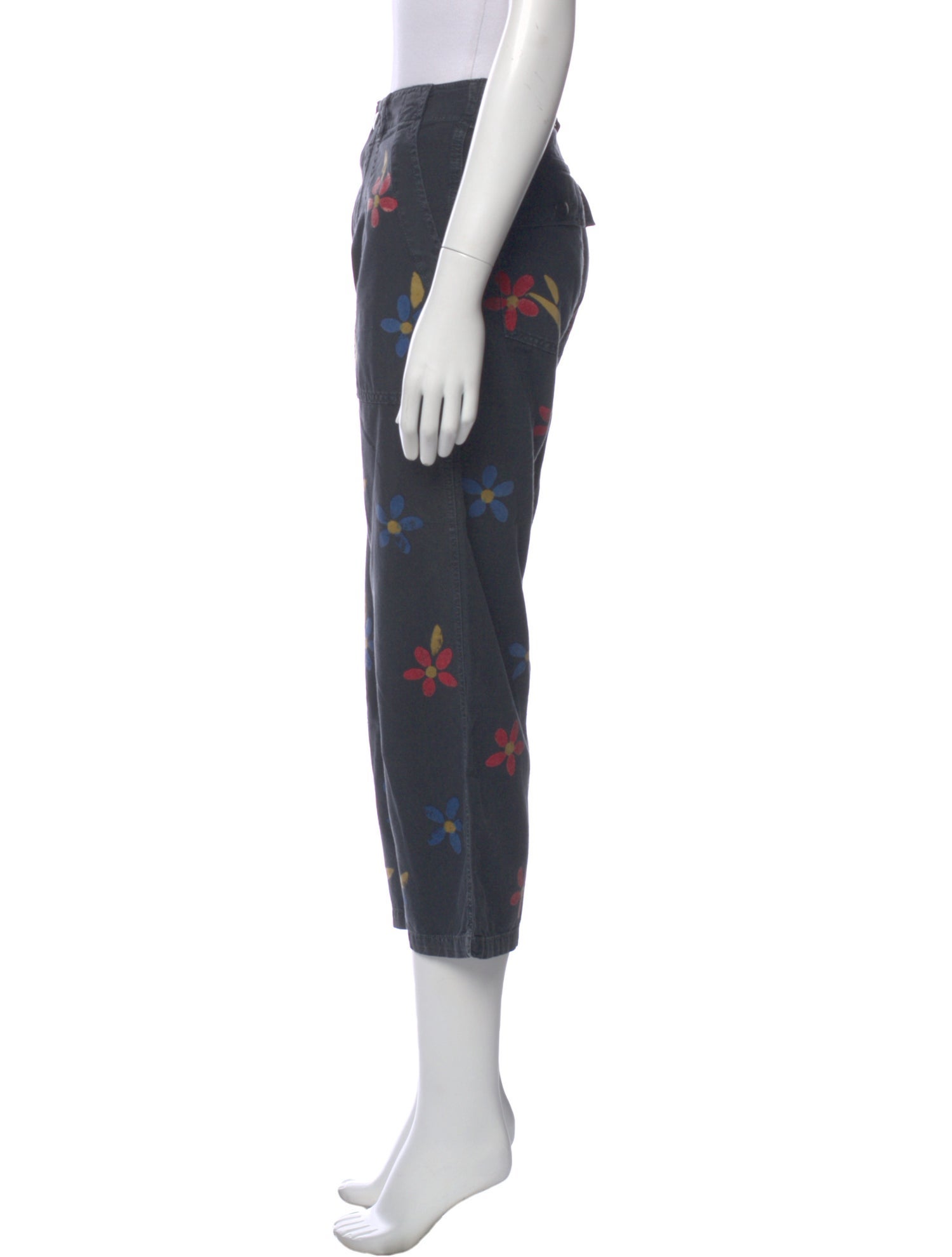 The Great Floral Print Straight Leg Pants