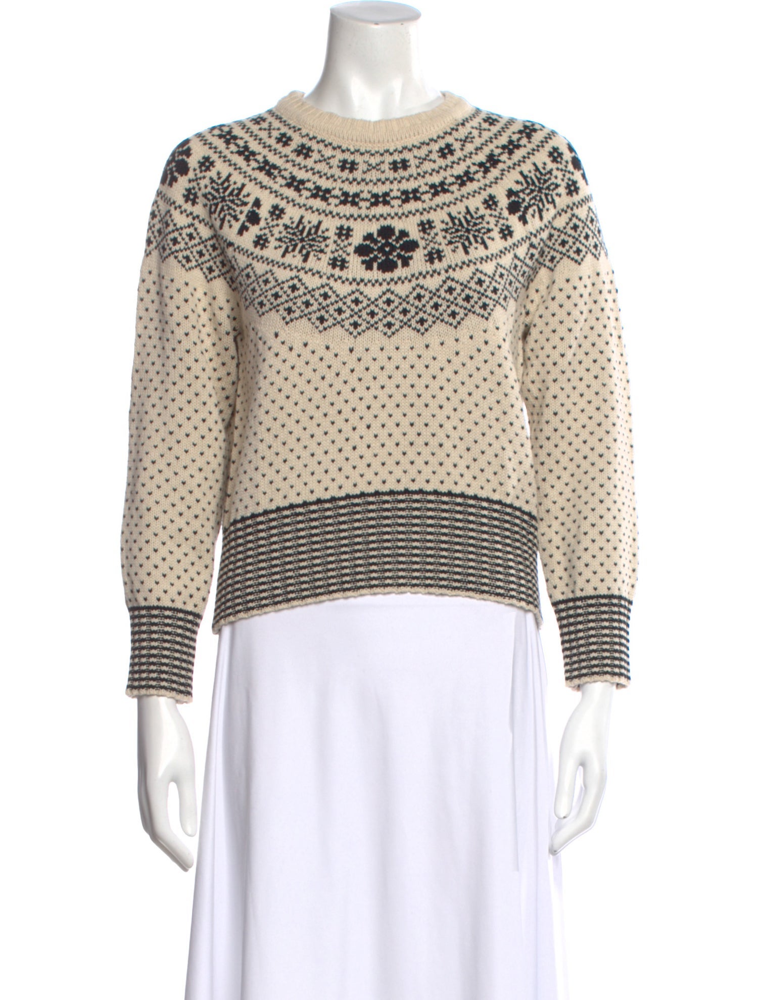 The Great Printed Crew Neck Sweater