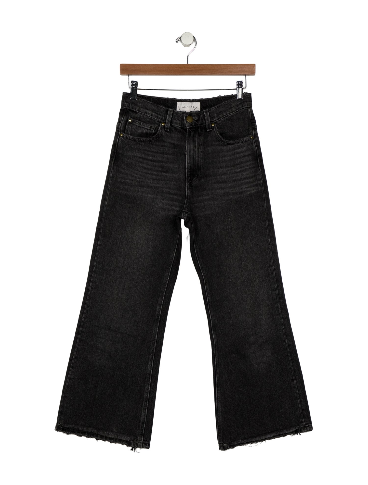 The Great Mid-Rise Wide Leg Jeans