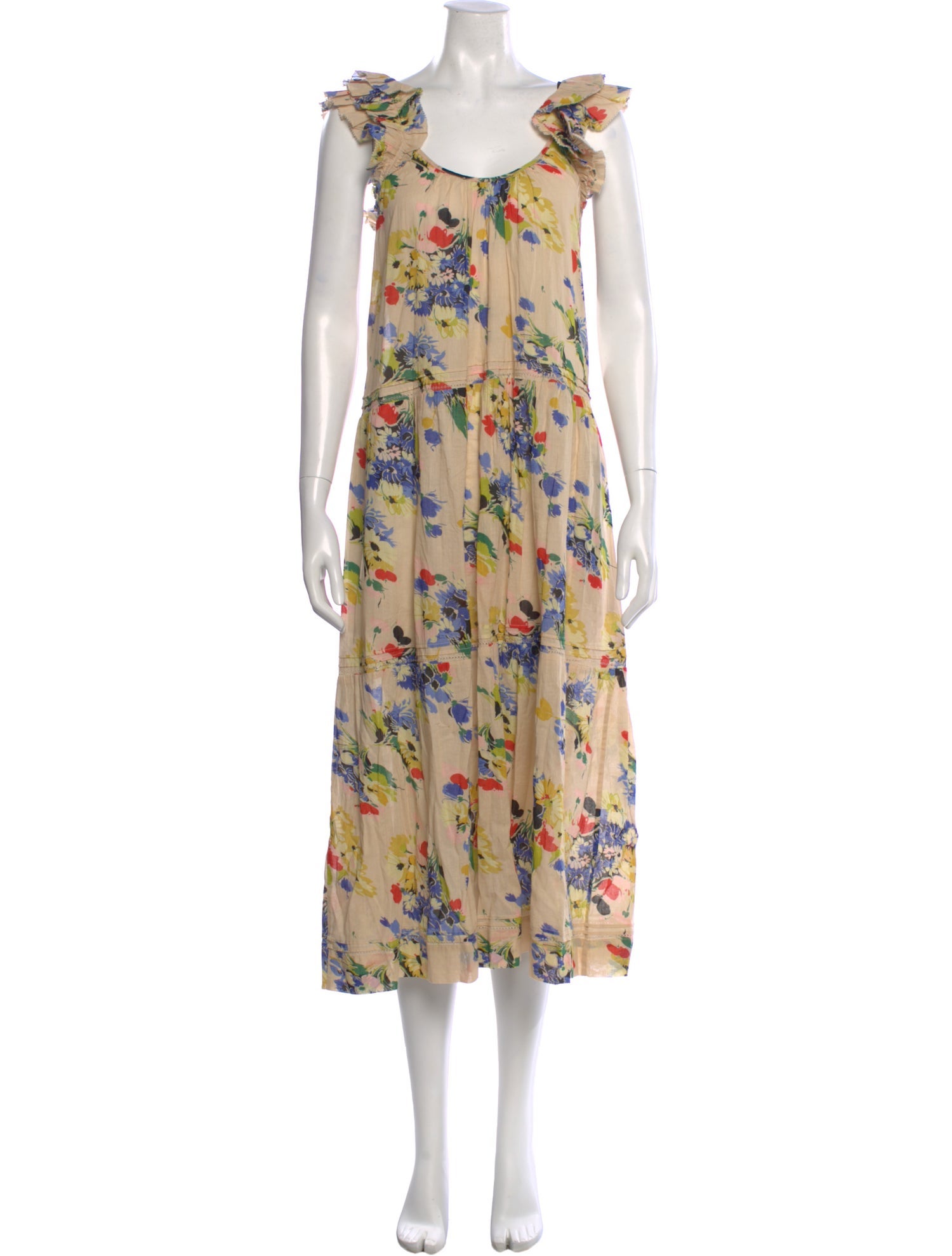 The Great Floral Print Midi Length Dress
