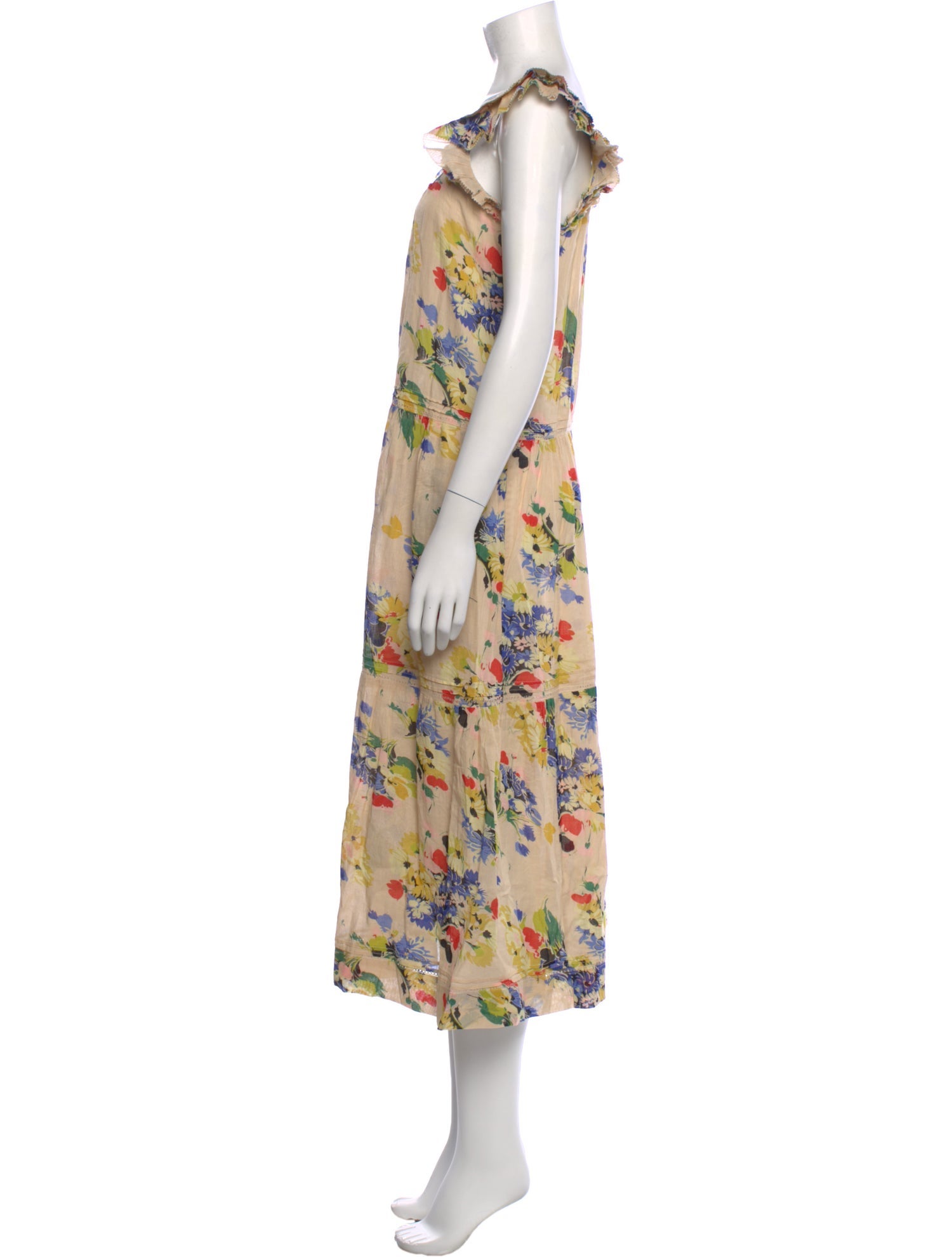 The Great Floral Print Midi Length Dress