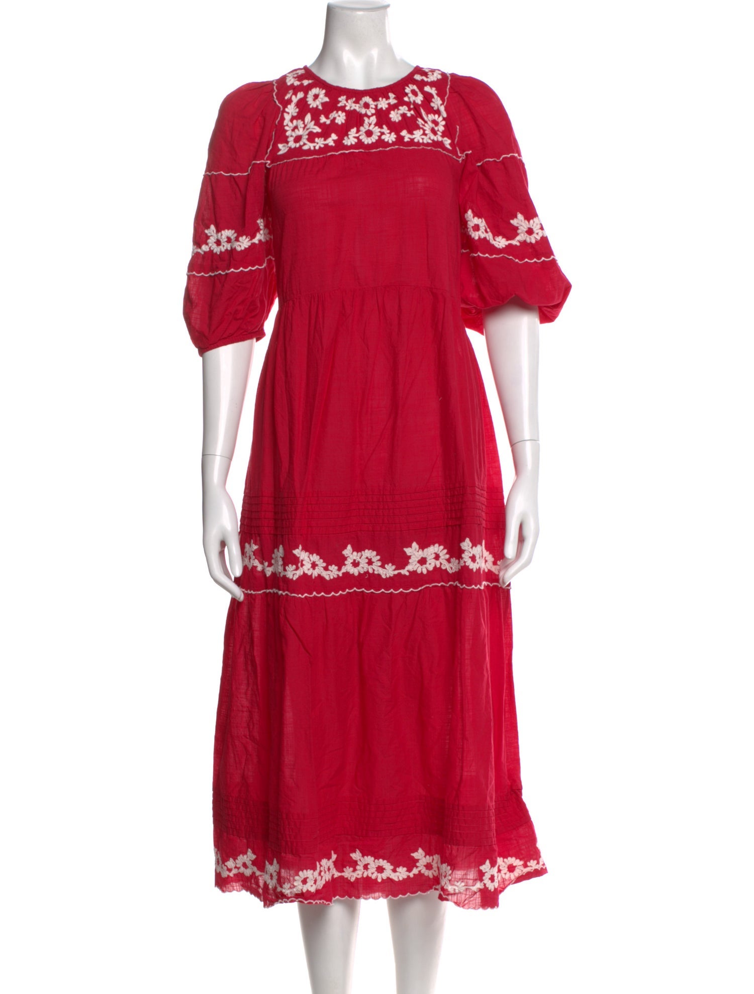 The Great Crew Neck Long Dress