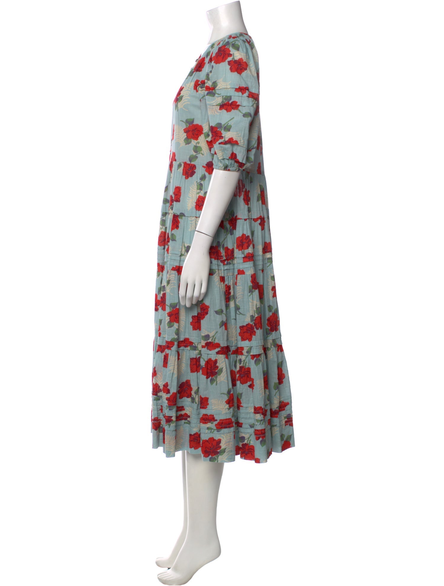 The Great Floral Print Midi Length Dress