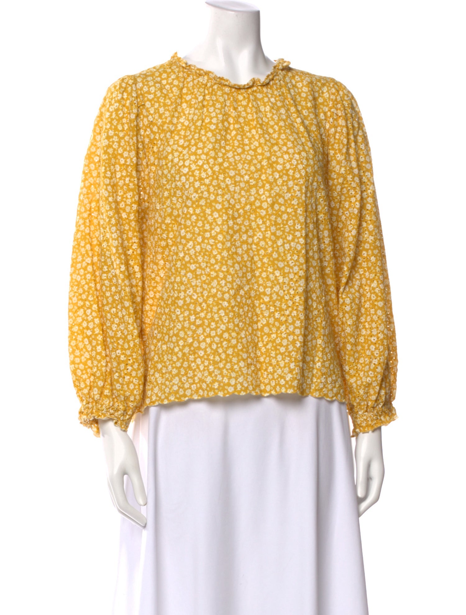 The Great Floral Print Crew Neck Blouse