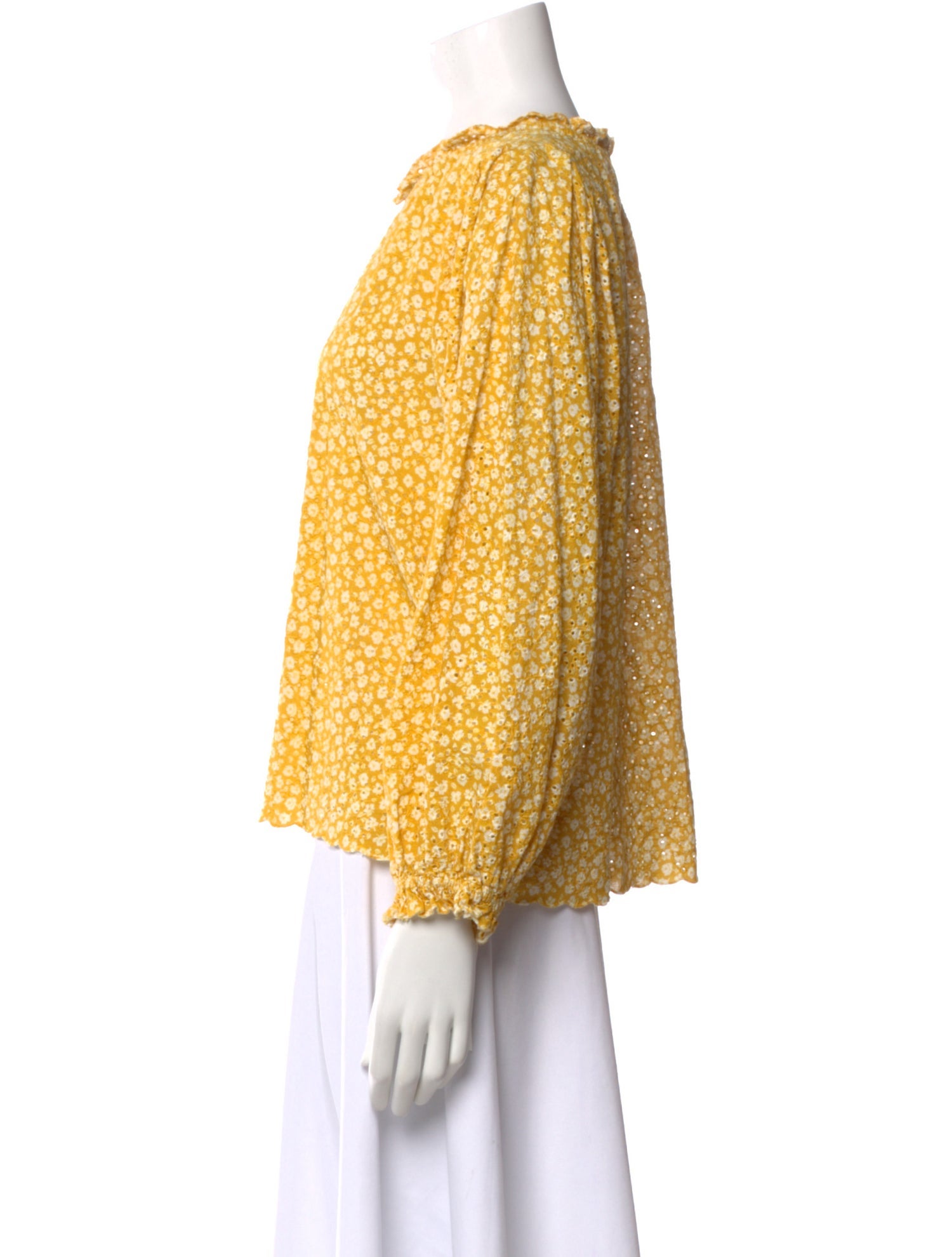 The Great Floral Print Crew Neck Blouse