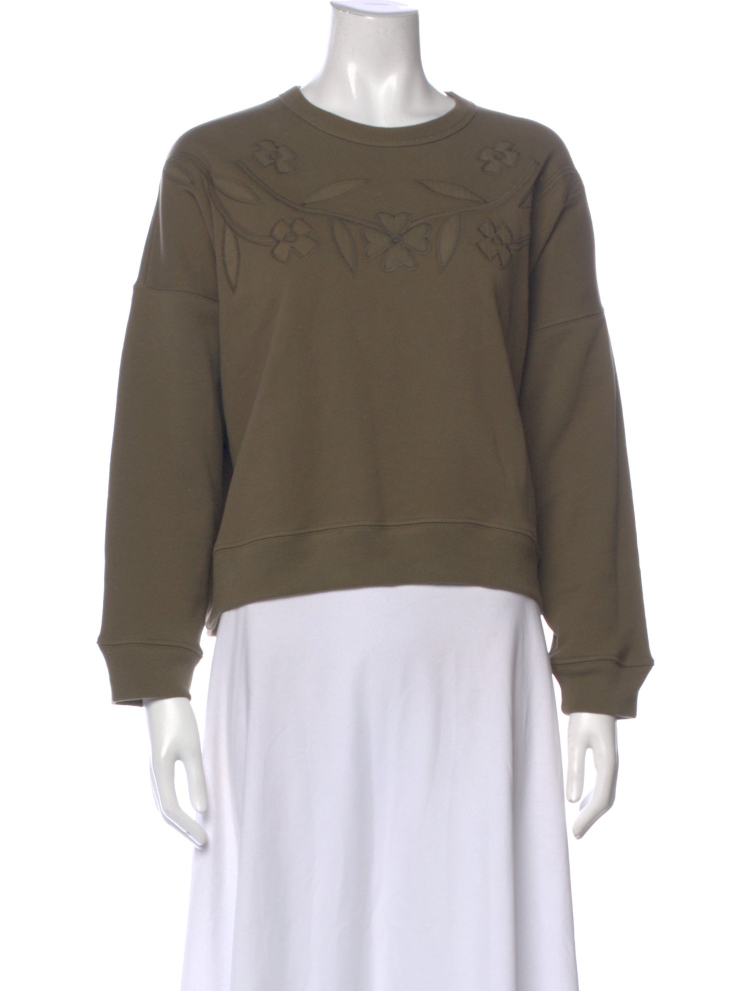 The Great Floral Print Crew Neck Sweatshirt