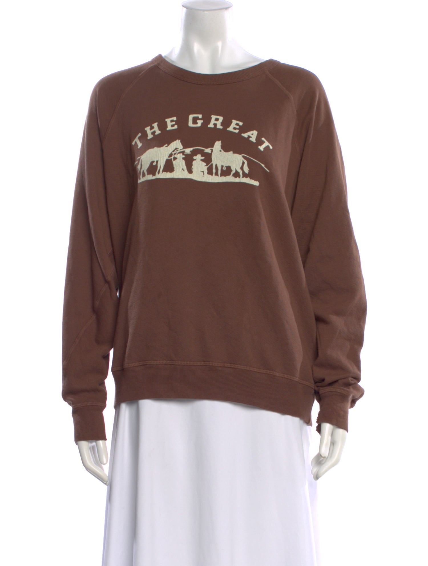 The Great Graphic Print Crew Neck Sweatshirt