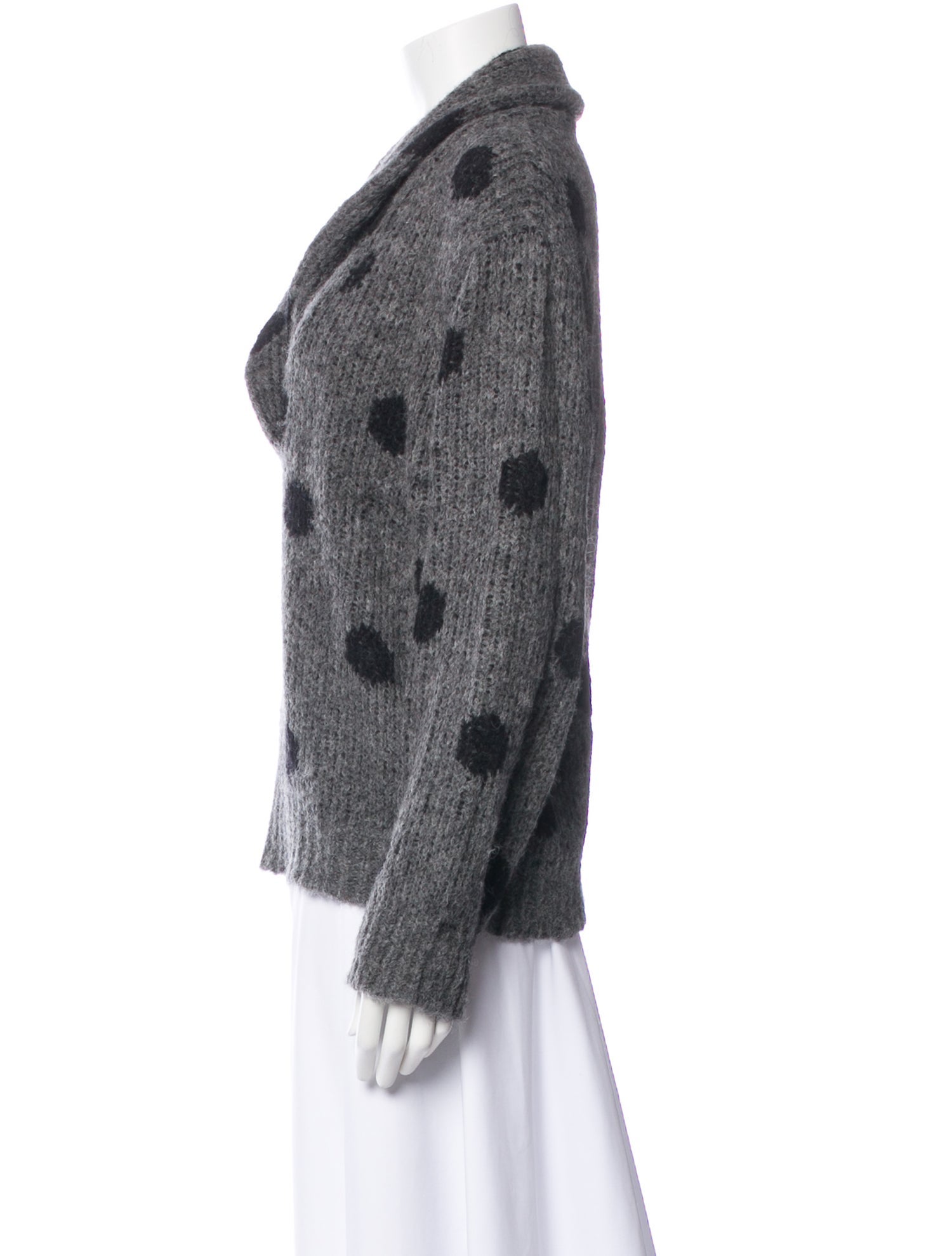 The Great Printed V-Neck Sweater