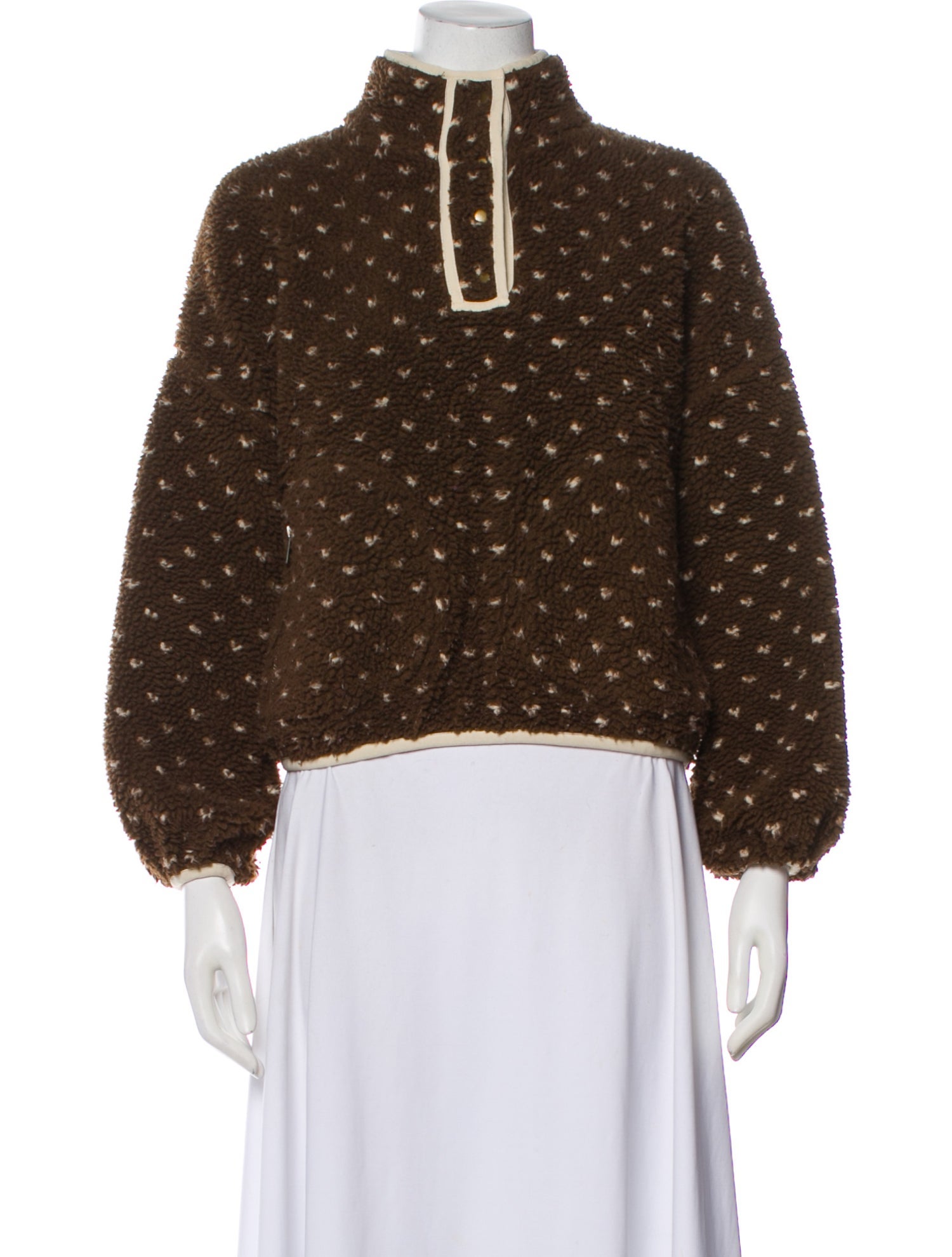 The Great Scoop Neck Short Sleeve Blouse