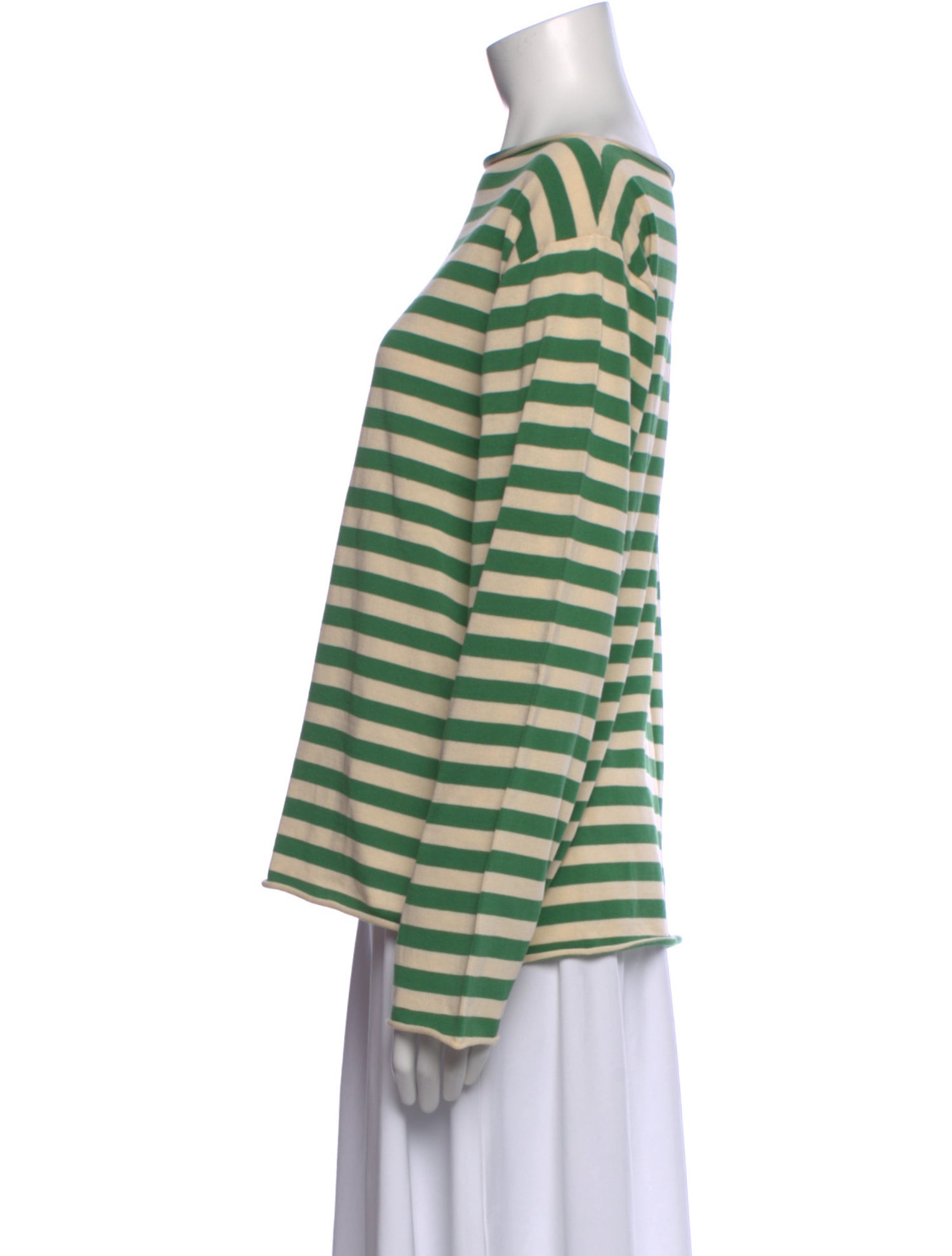 The Great Striped Bateau Neckline Top