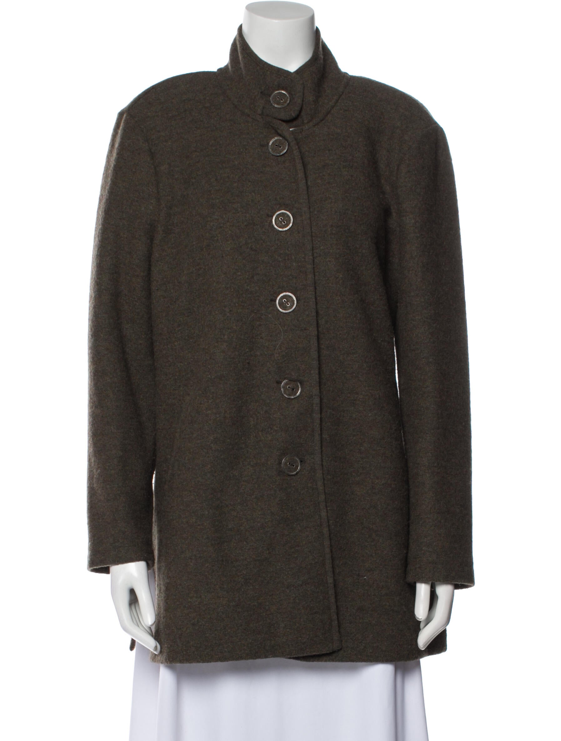 Geiger Coat Green Coats, Clothing WGREE20476 The RealReal