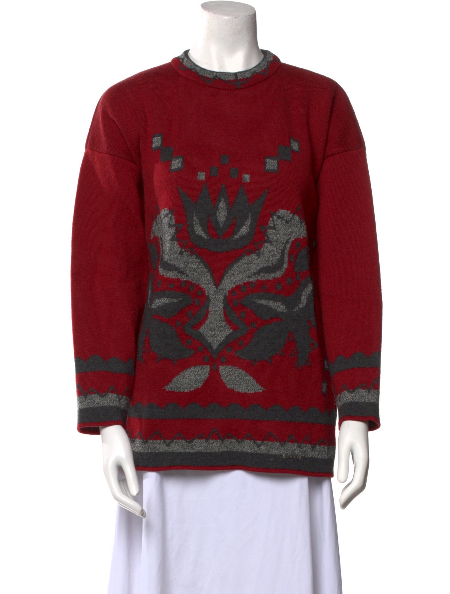 Geiger Wool Printed Sweater