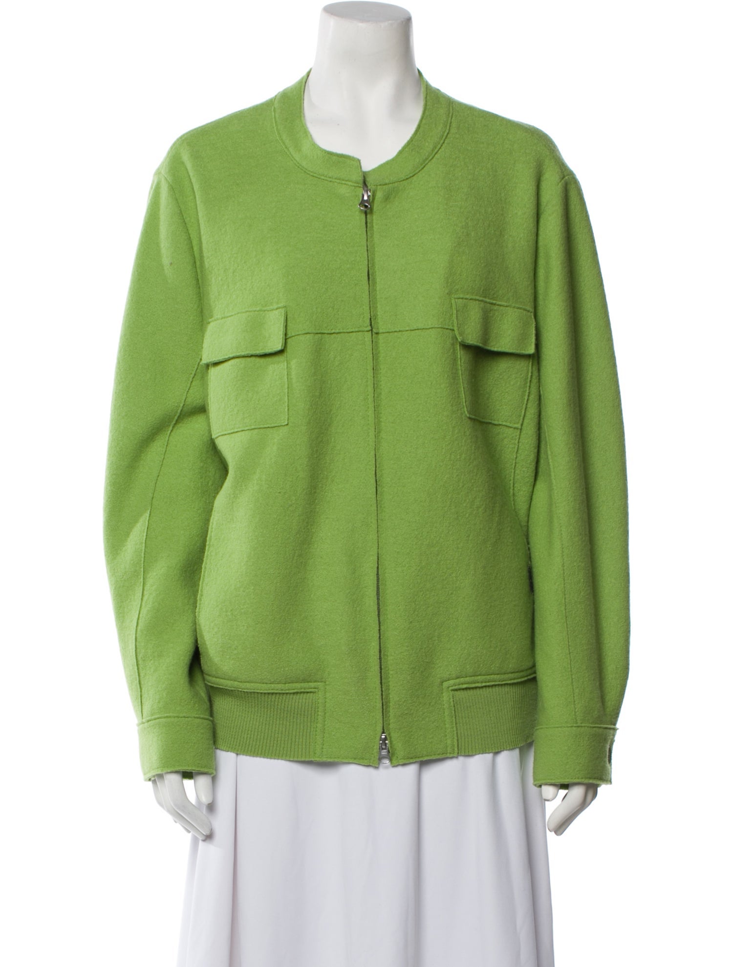 Geiger Virgin Wool Bomber Jacket