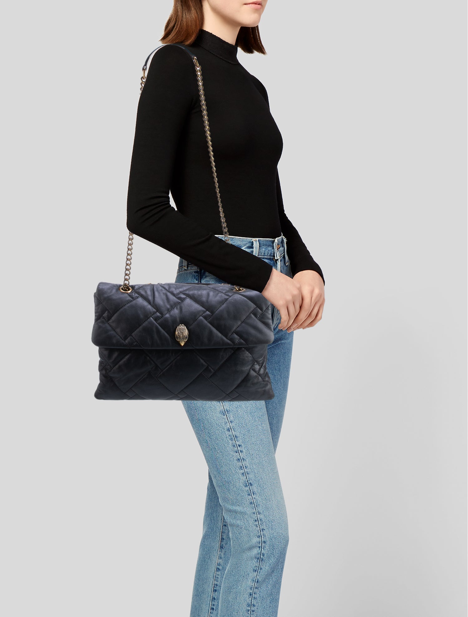 Geiger Leather Shoulder Bag