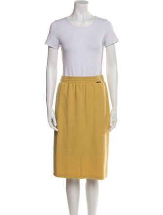 Geiger Wool Floral Print Skirt Set