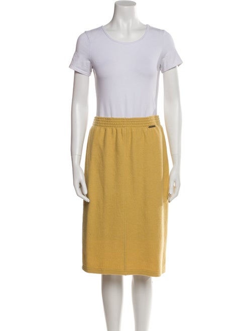 Geiger Wool Floral Print Skirt Set