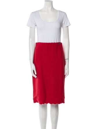 Geiger Wool Scalloped Accent Skirt Set