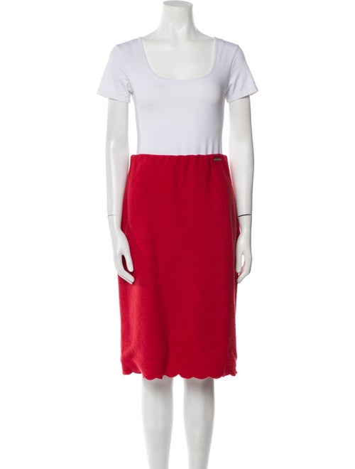 Geiger Wool Scalloped Accent Skirt Set