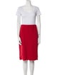 Geiger Wool Scalloped Accent Skirt Set