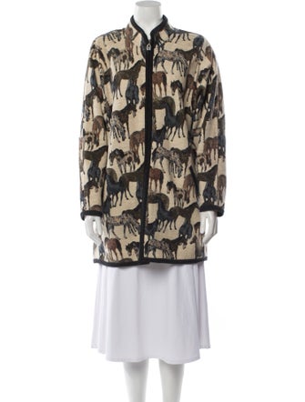 Geiger Wool Printed Coat
