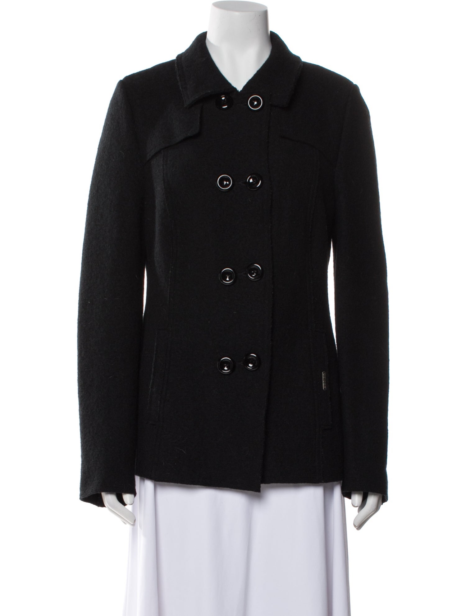 Geiger Virgin Wool Peacoat