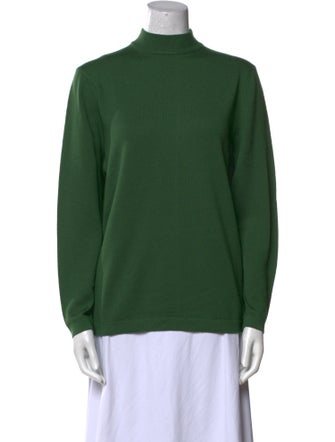 Geiger Virgin Wool Mock Neck Sweater