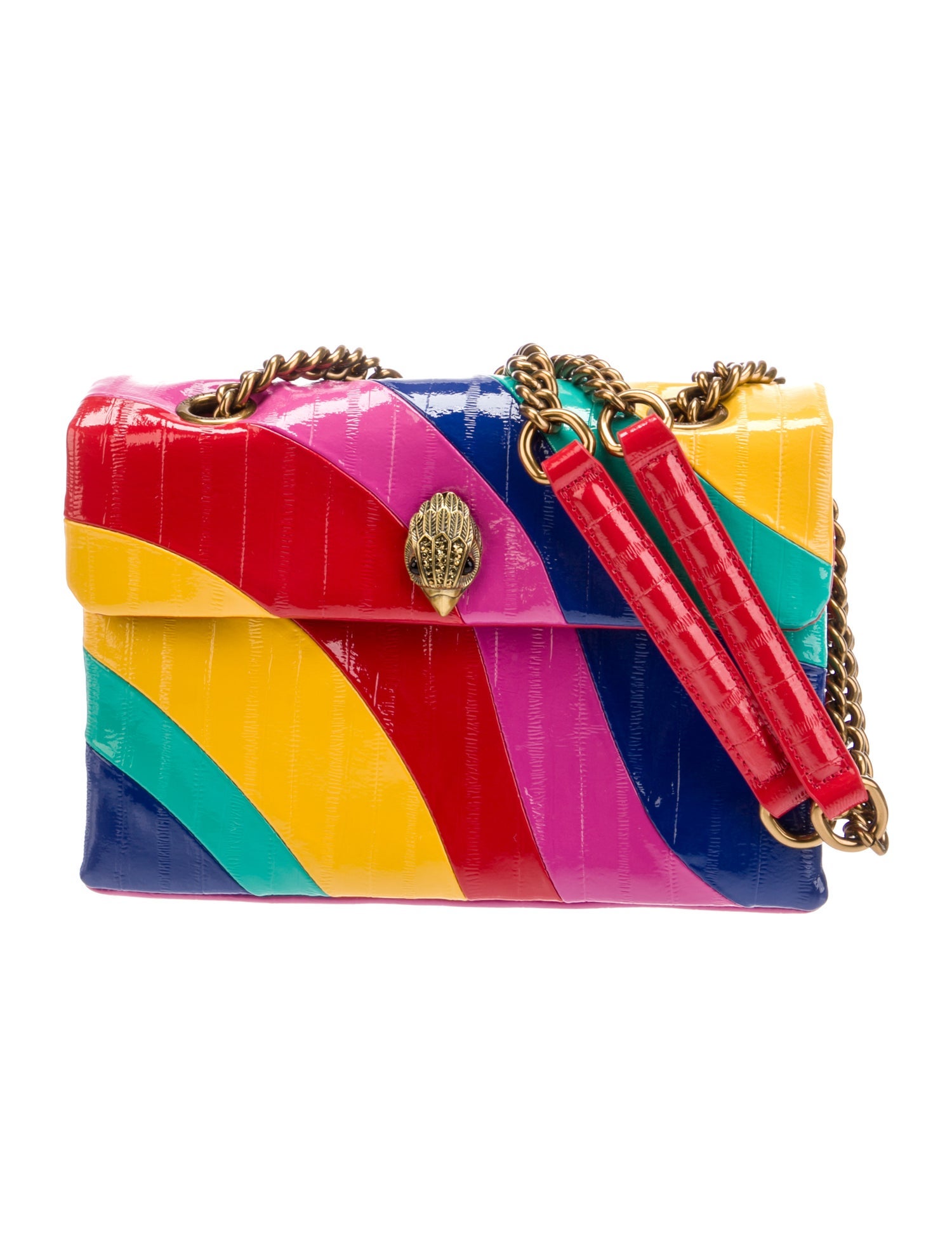 Kurt Geiger Patent Leather Shoulder Bag