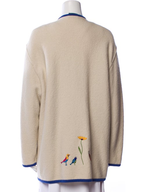 Geiger Wool Colorblock Pattern Coat