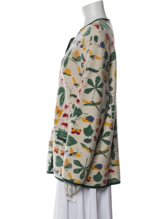 Geiger Virgin Wool Printed Coat